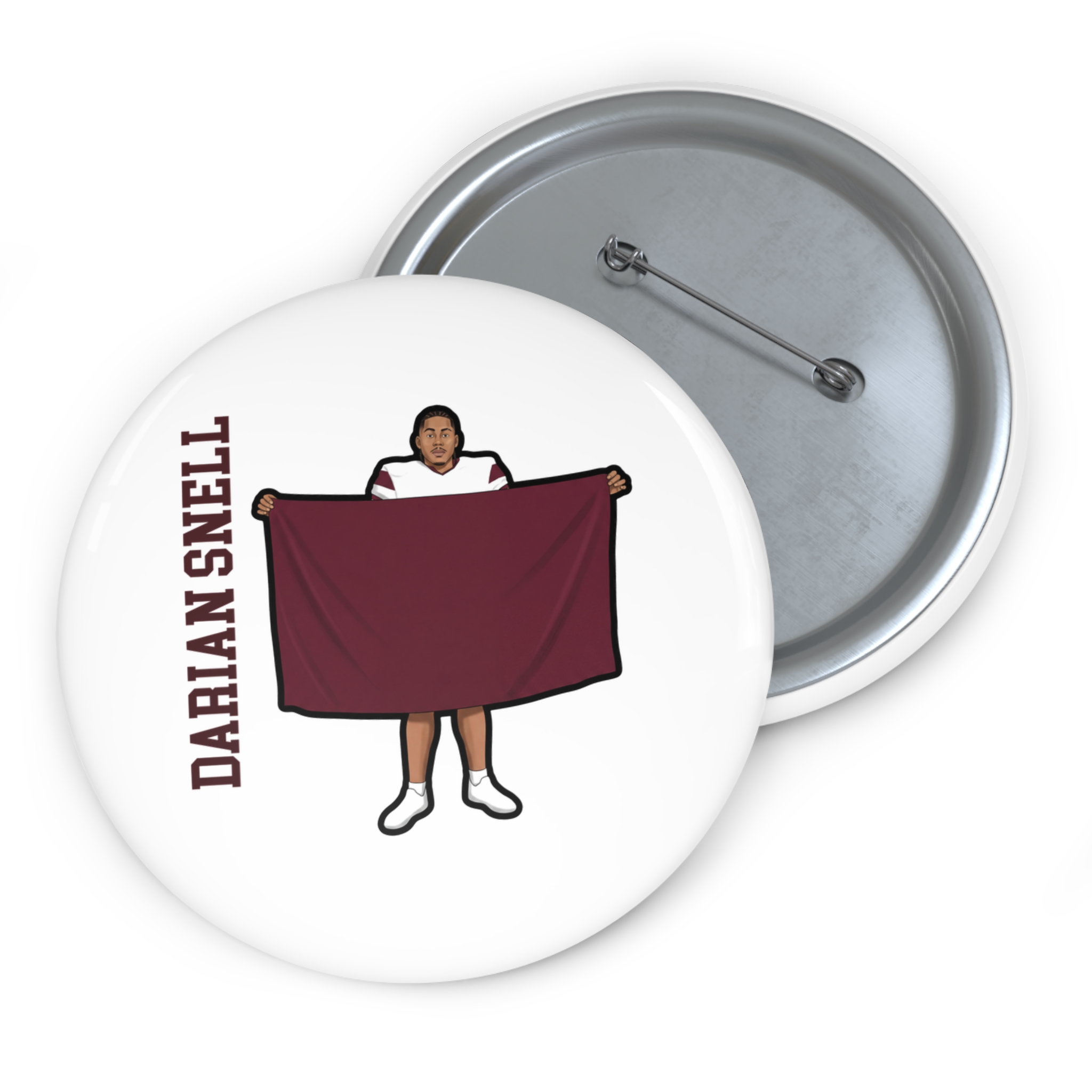 Game Day Pin — character_name_vertical in Classic