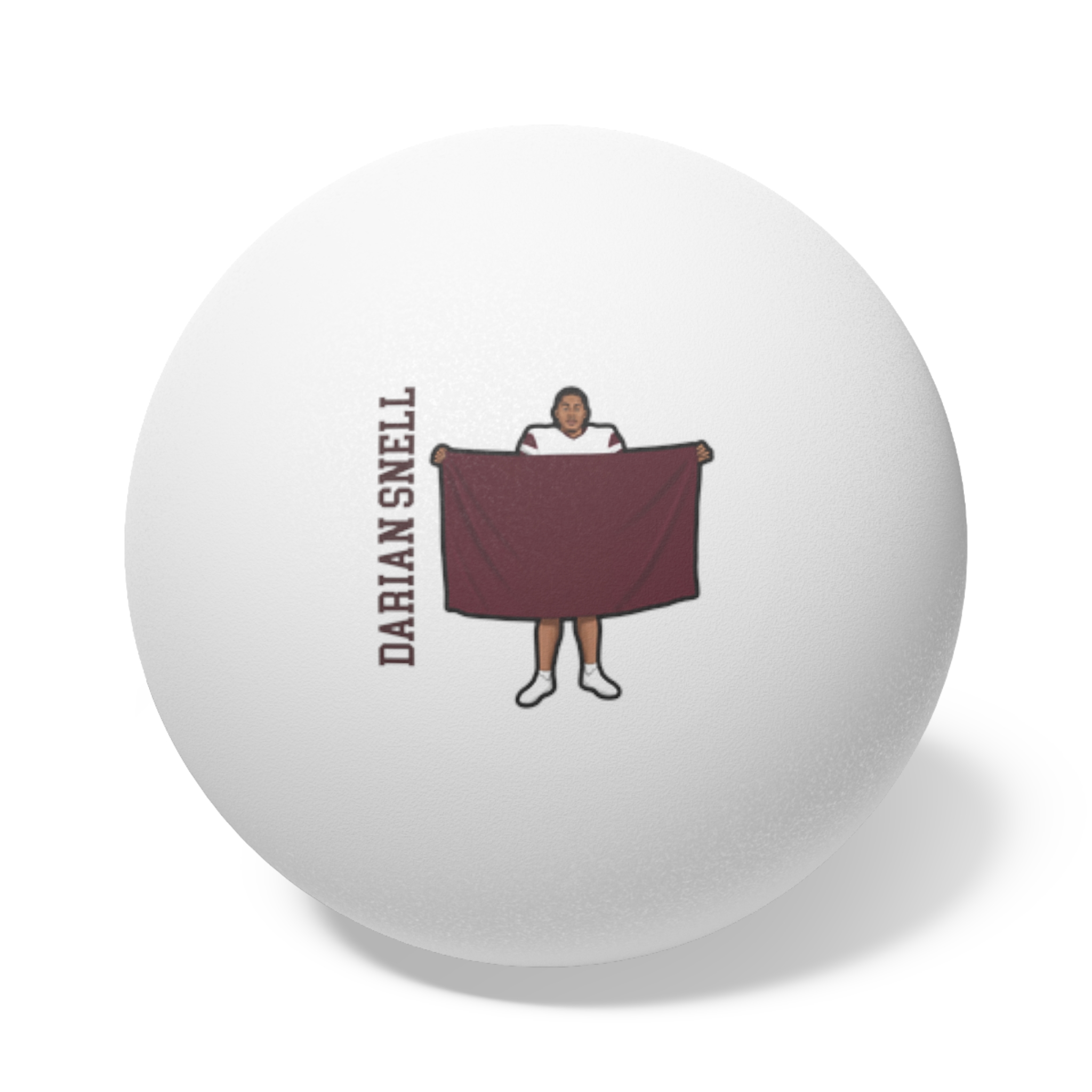 Ping Pong Balls, 6 pcs — character_name_vertical in White