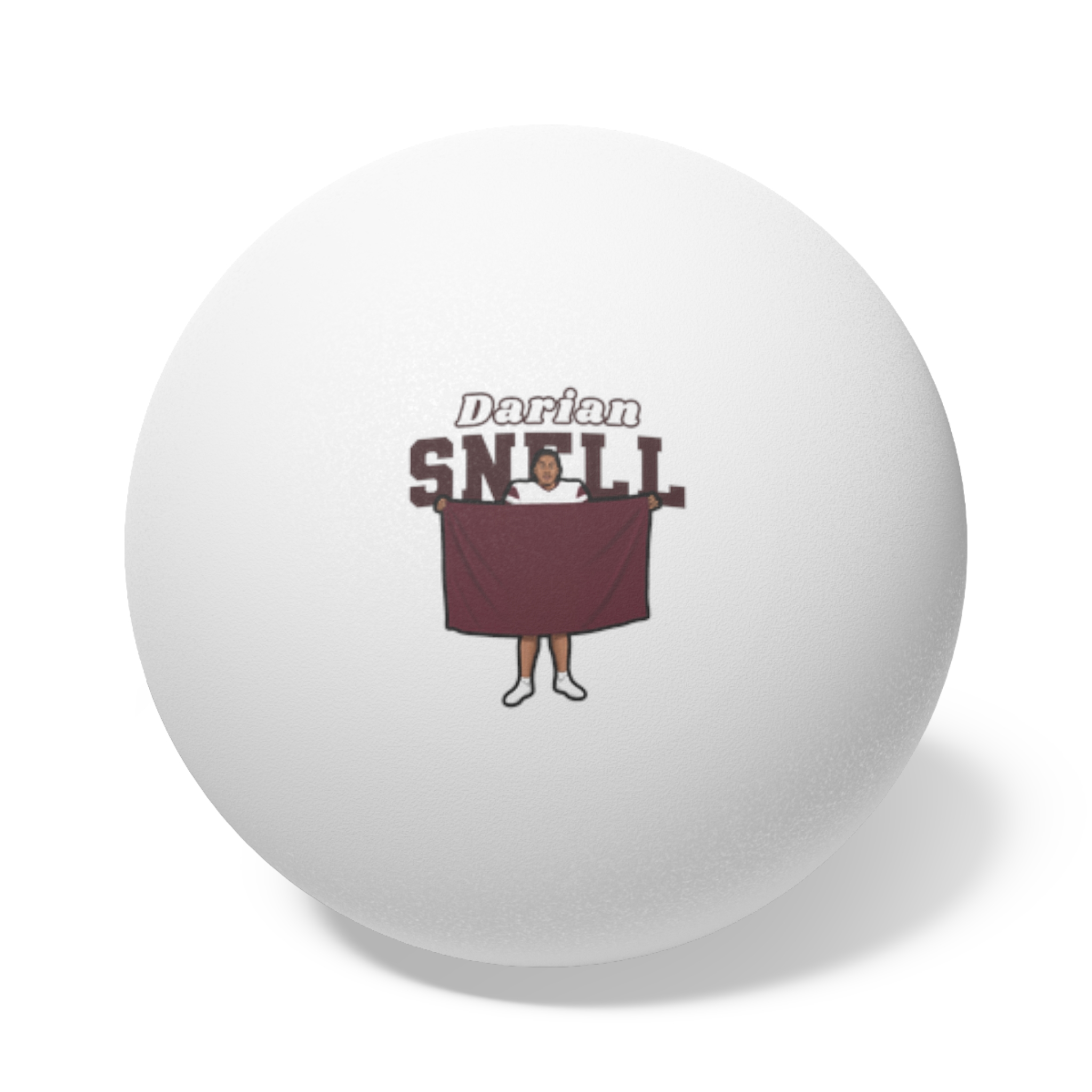 Ping Pong Balls, 6 pcs — character_name_arch in White