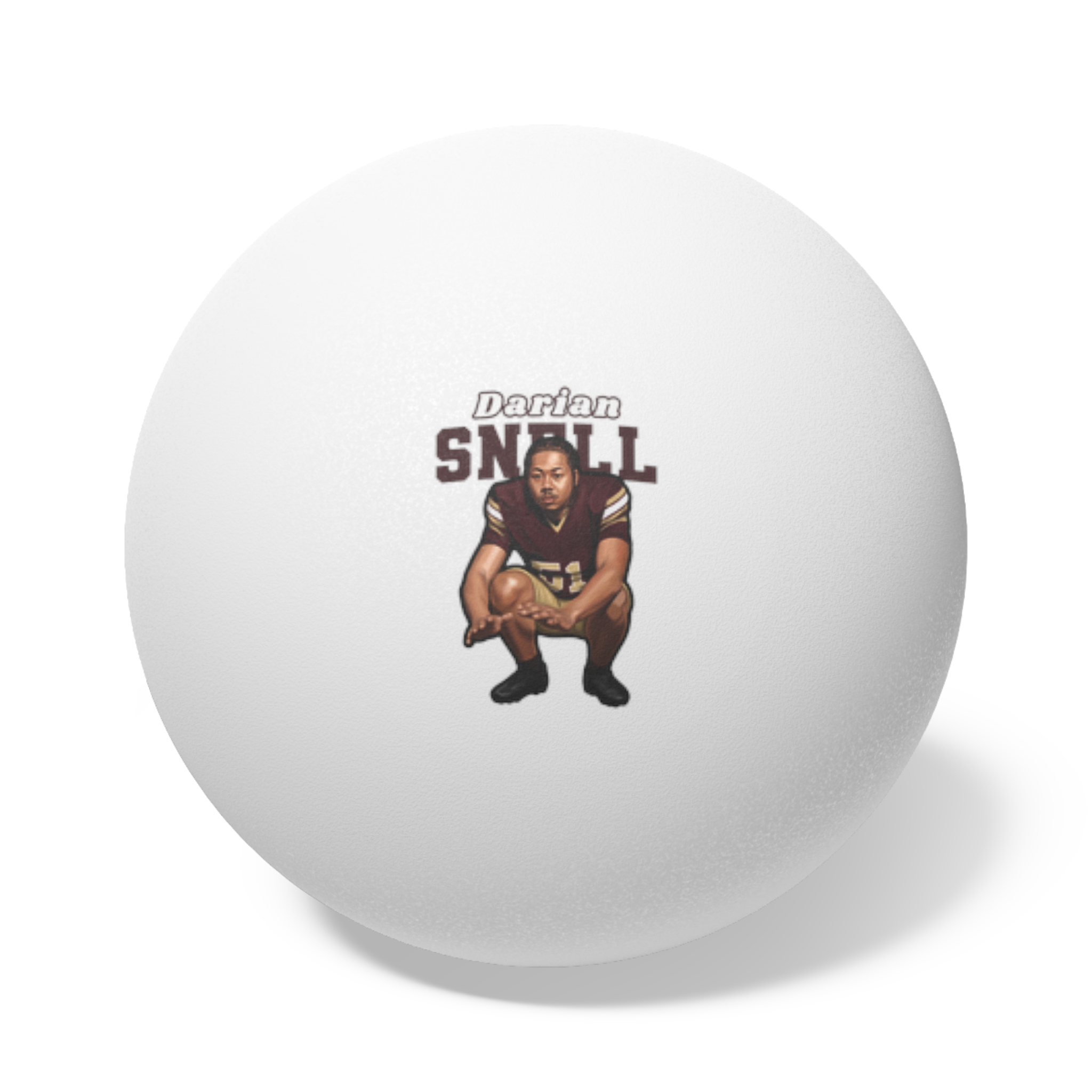 Ping Pong Balls, 6 pcs — character_name_arch in White