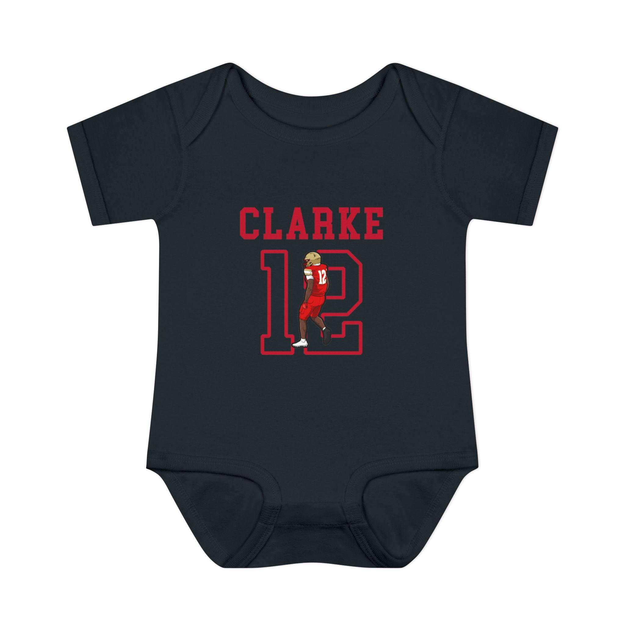Baby Onesie — character_shirsey in Black