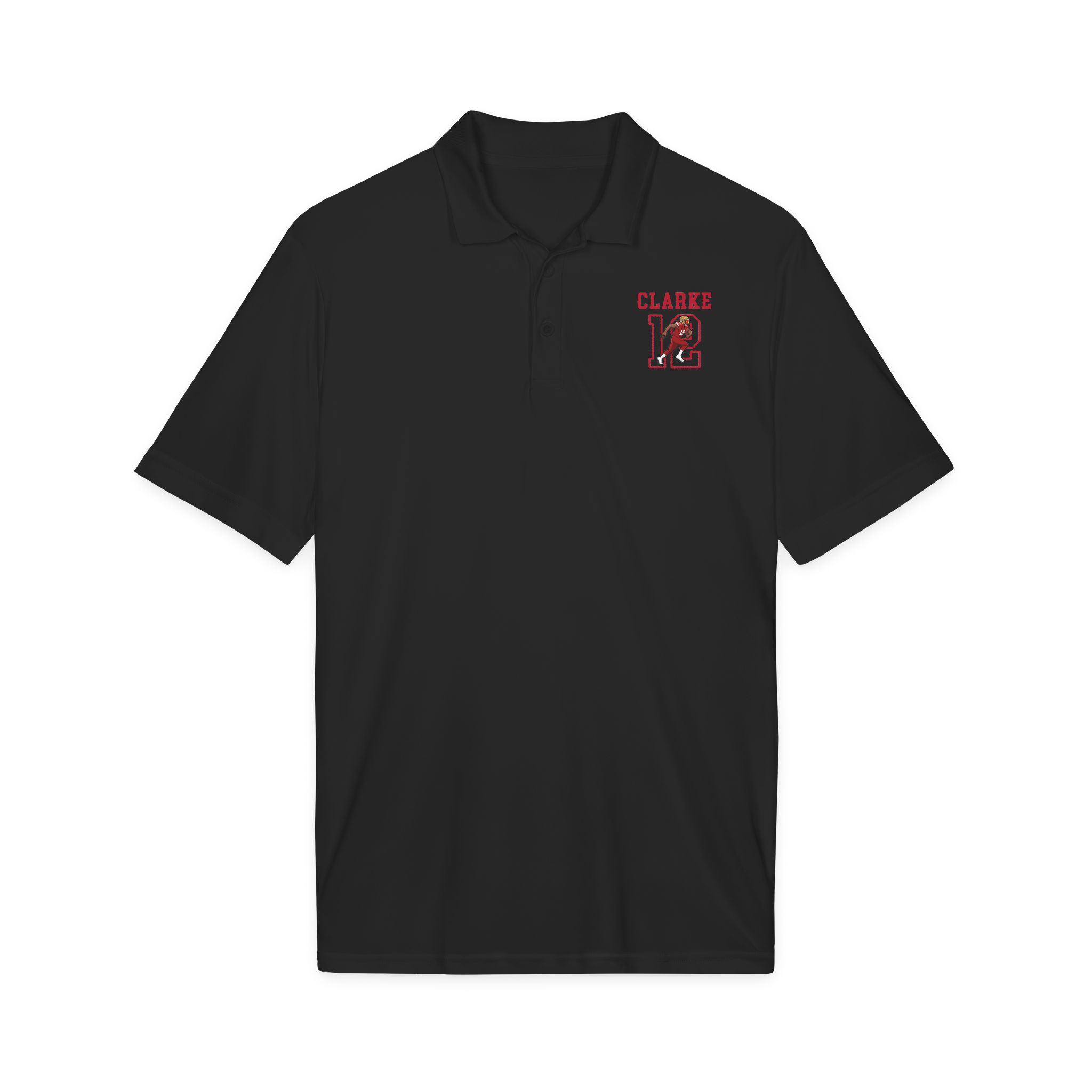 Polo — character_shirsey in Black