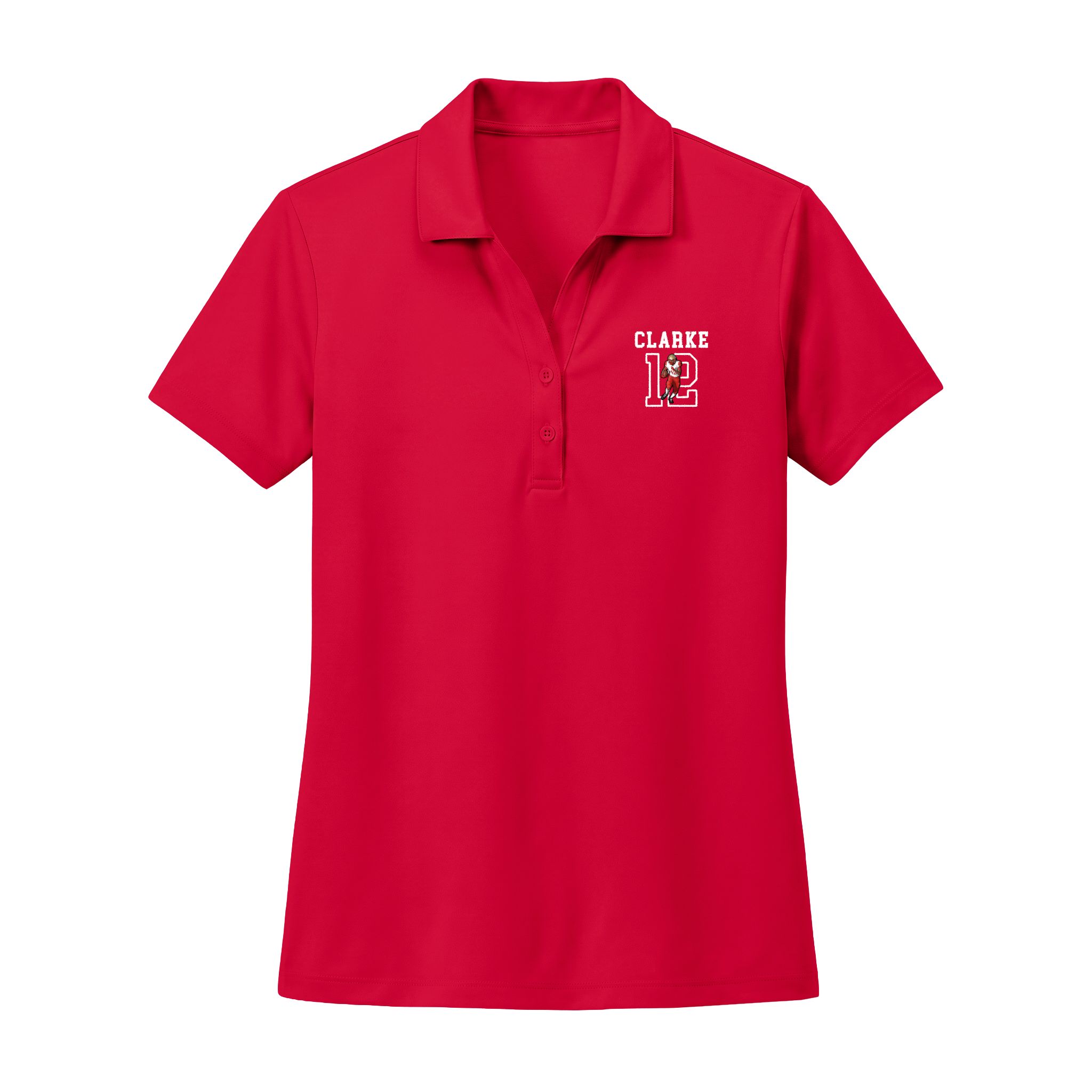 Women's Polo — character_shirsey in Red