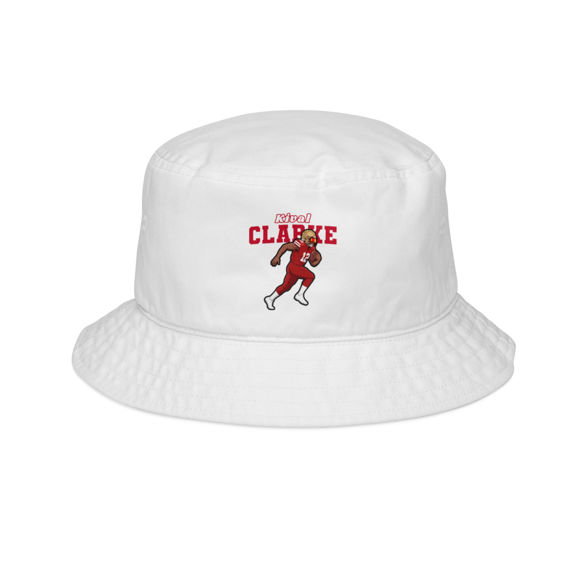Bucket Hat — character_name_arch in White