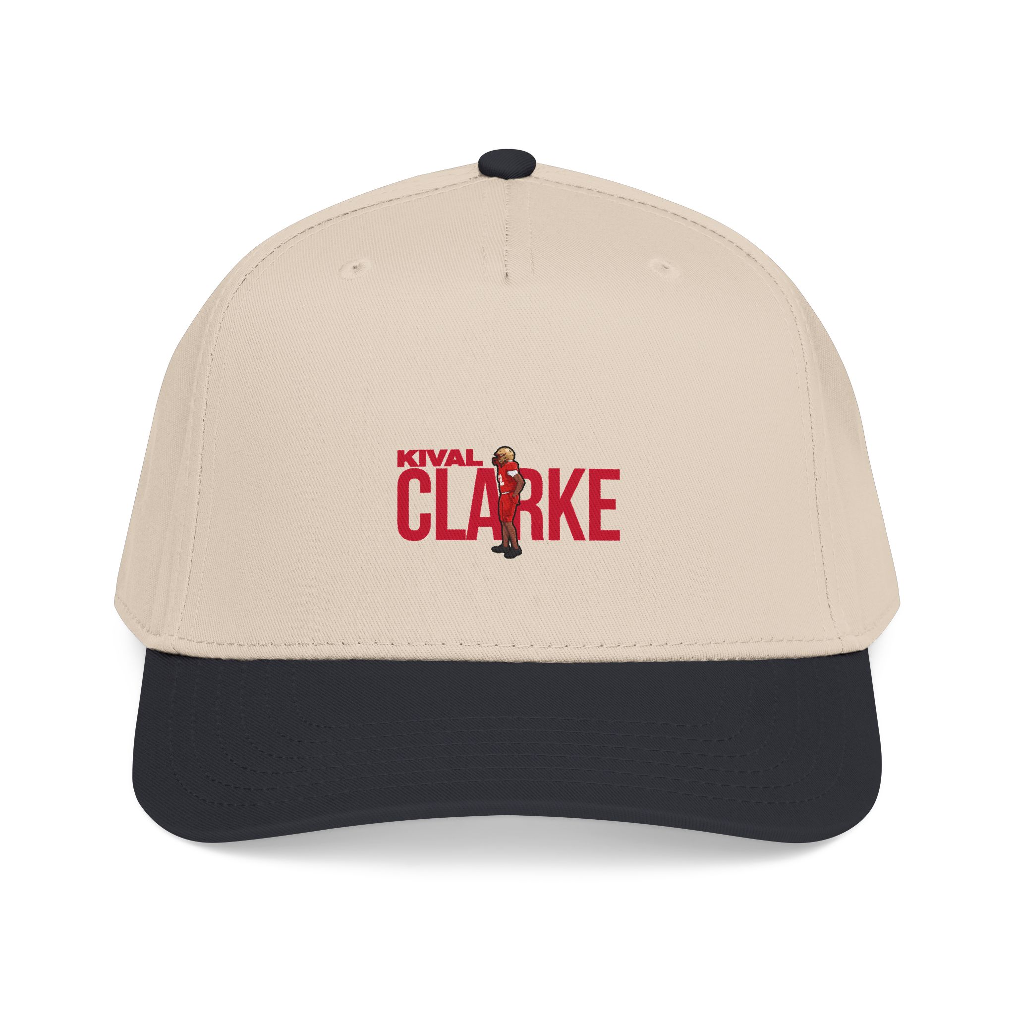 Baseball Cap — character_player_name in Black / Natural