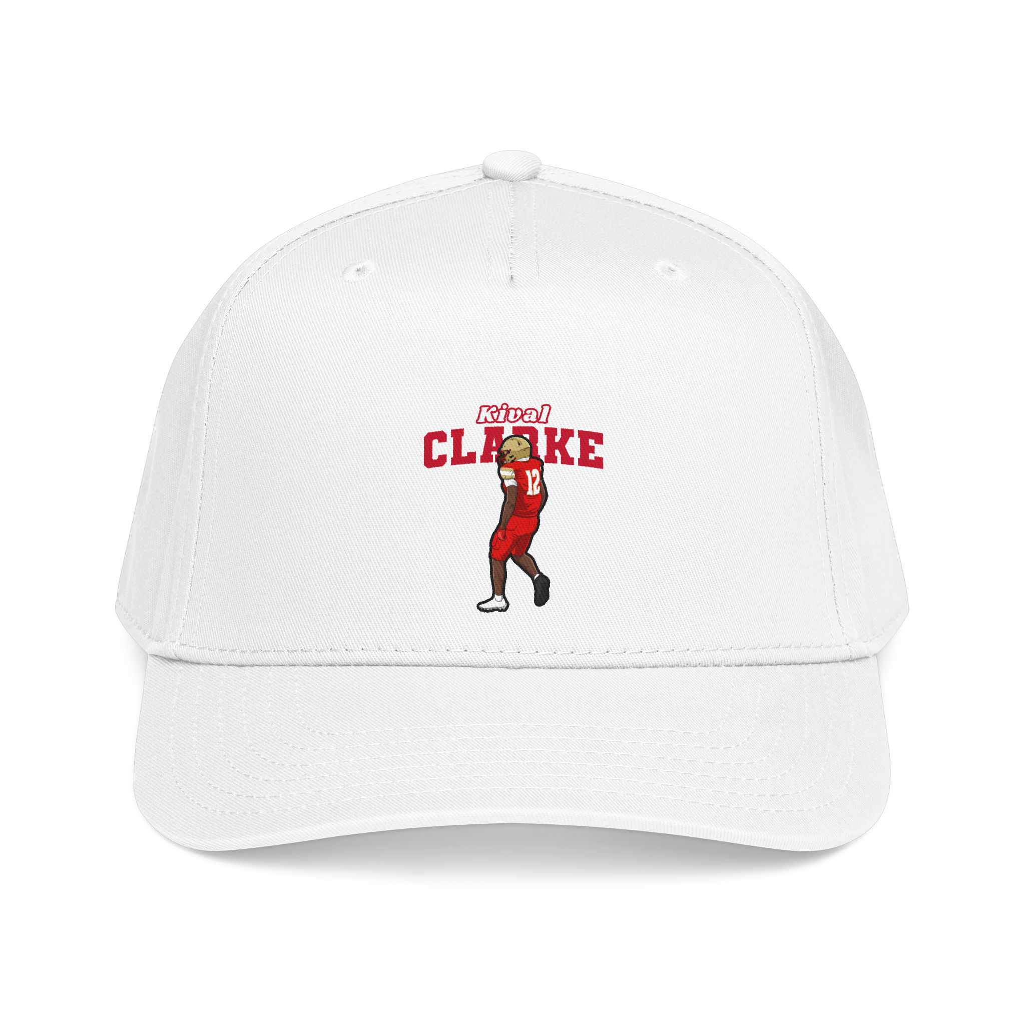 Baseball Cap — character_name_arch in White
