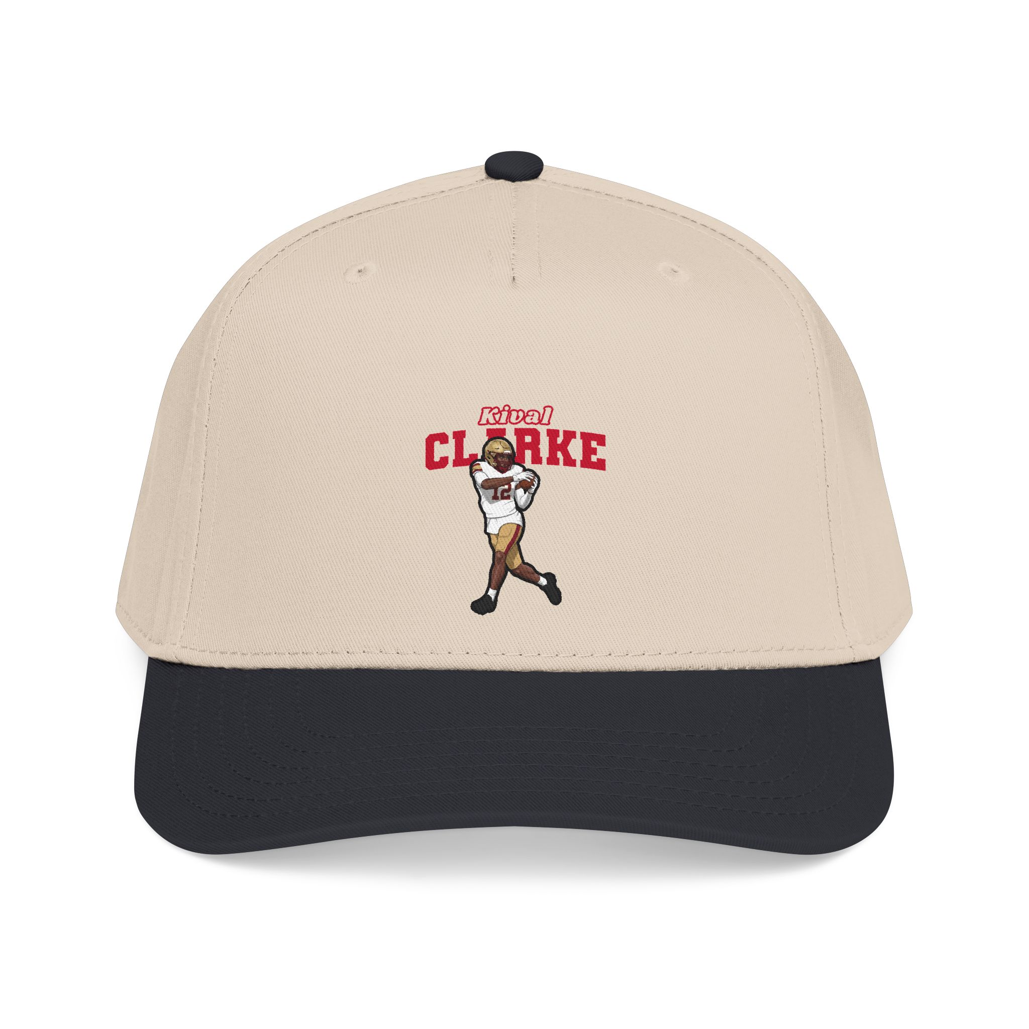 Baseball Cap — character_name_arch in Black / Natural