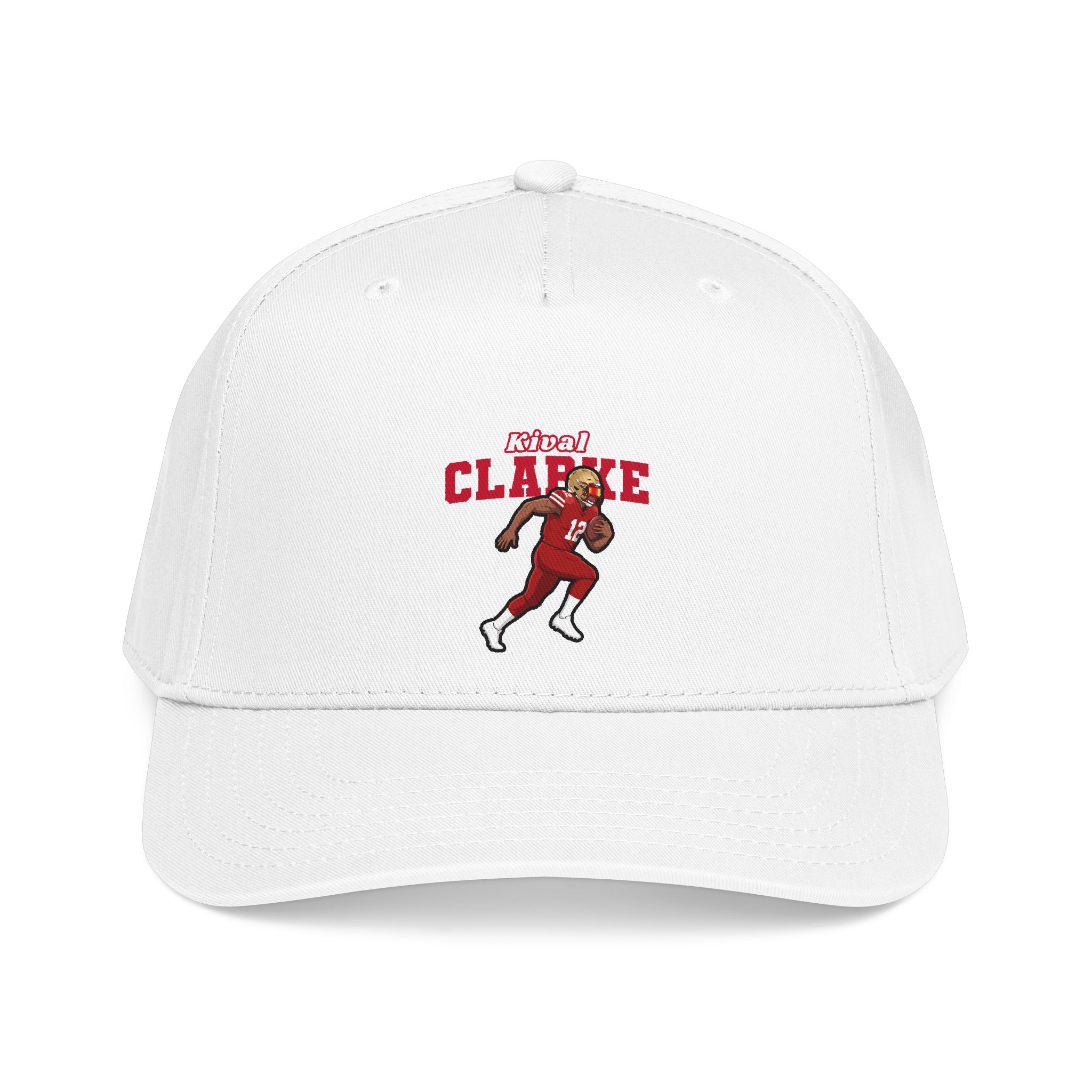 Baseball Cap — character_name_arch in White