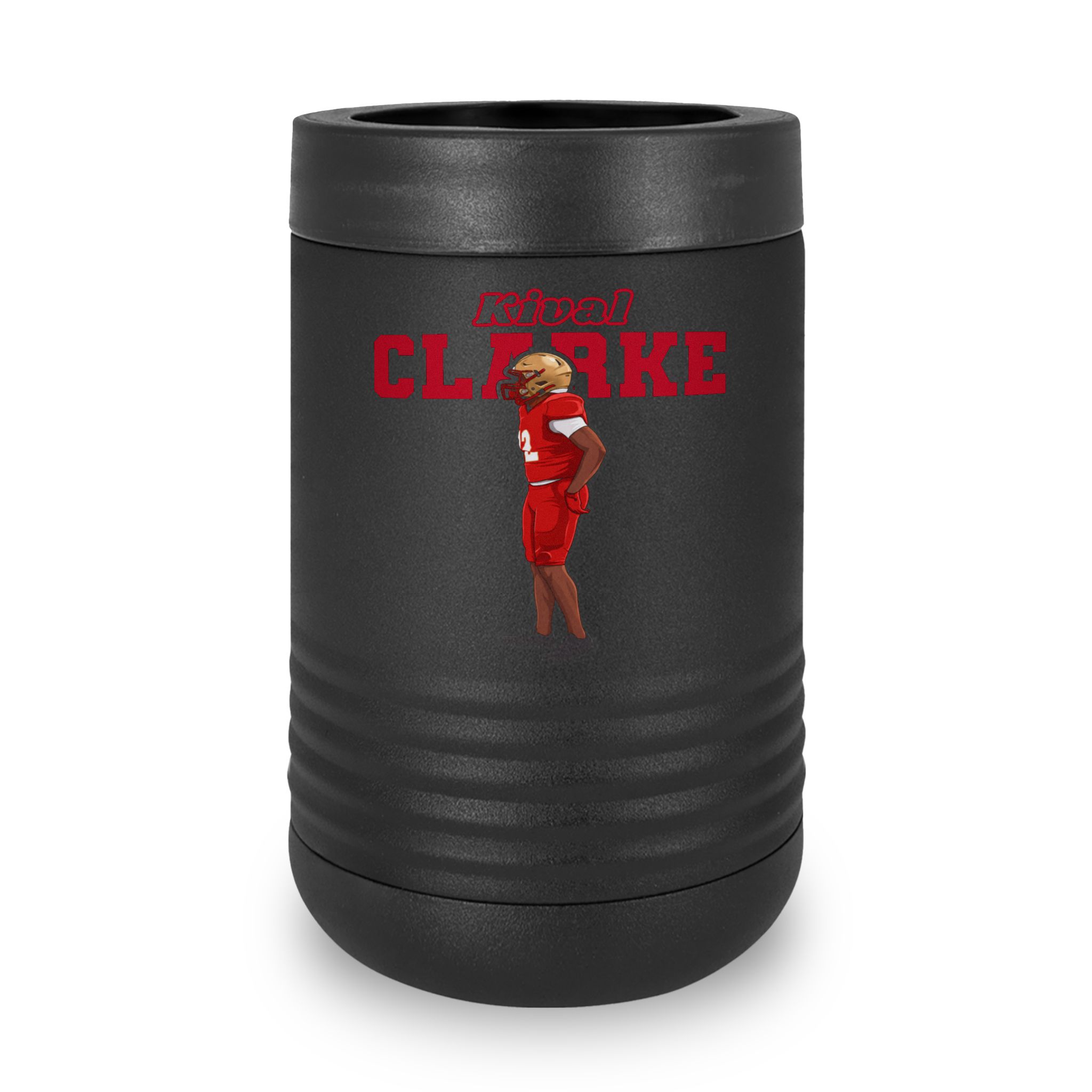 Stainless Can Cooler — character_name_arch in Black