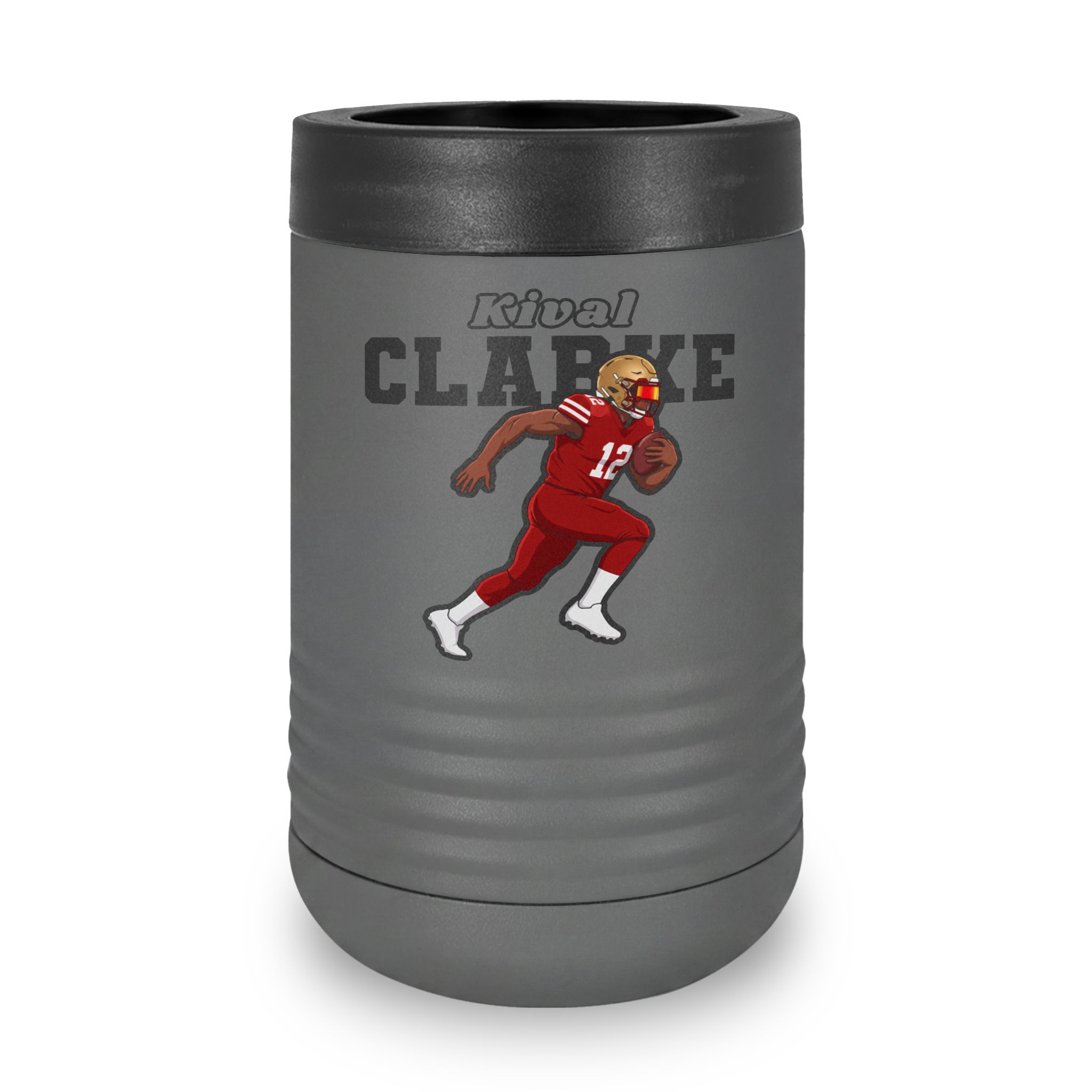 Stainless Can Cooler — character_name_arch in Grey