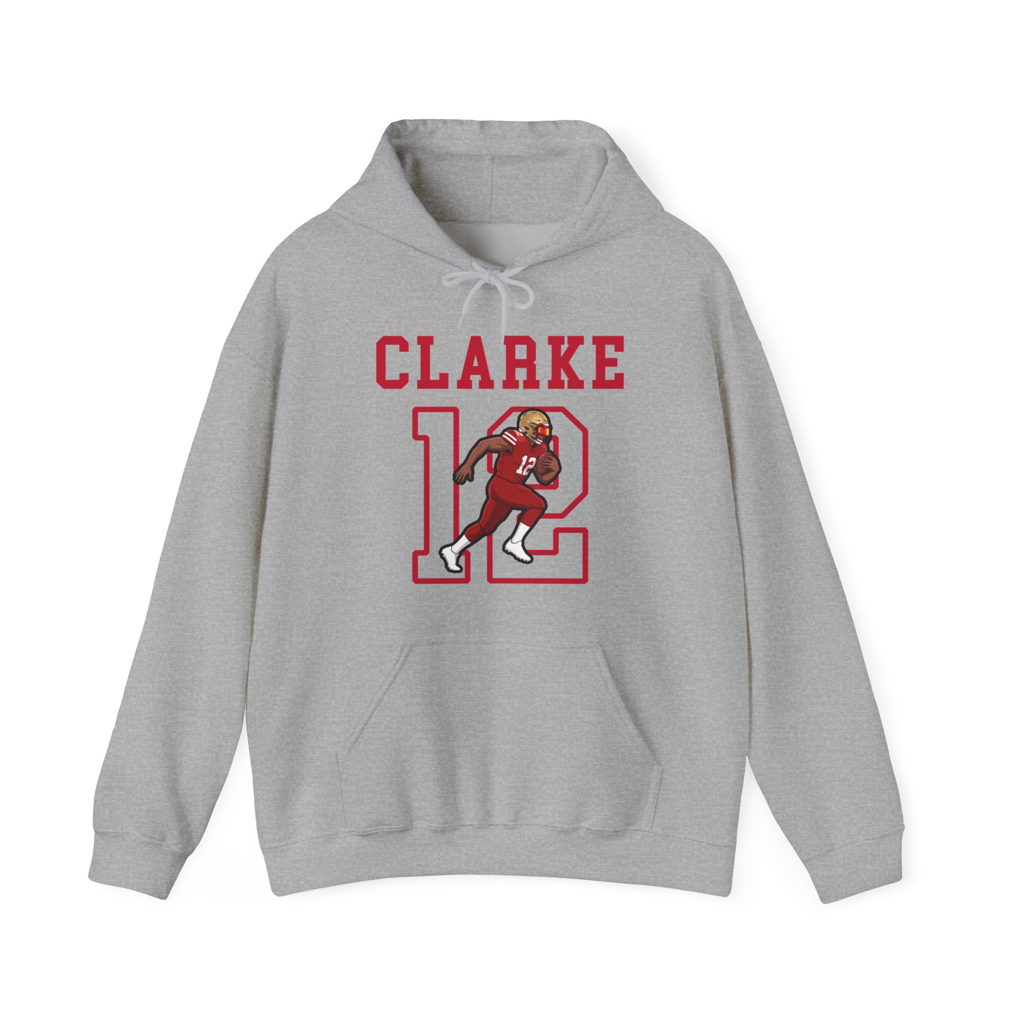 Hoodie — character_shirsey in Grey