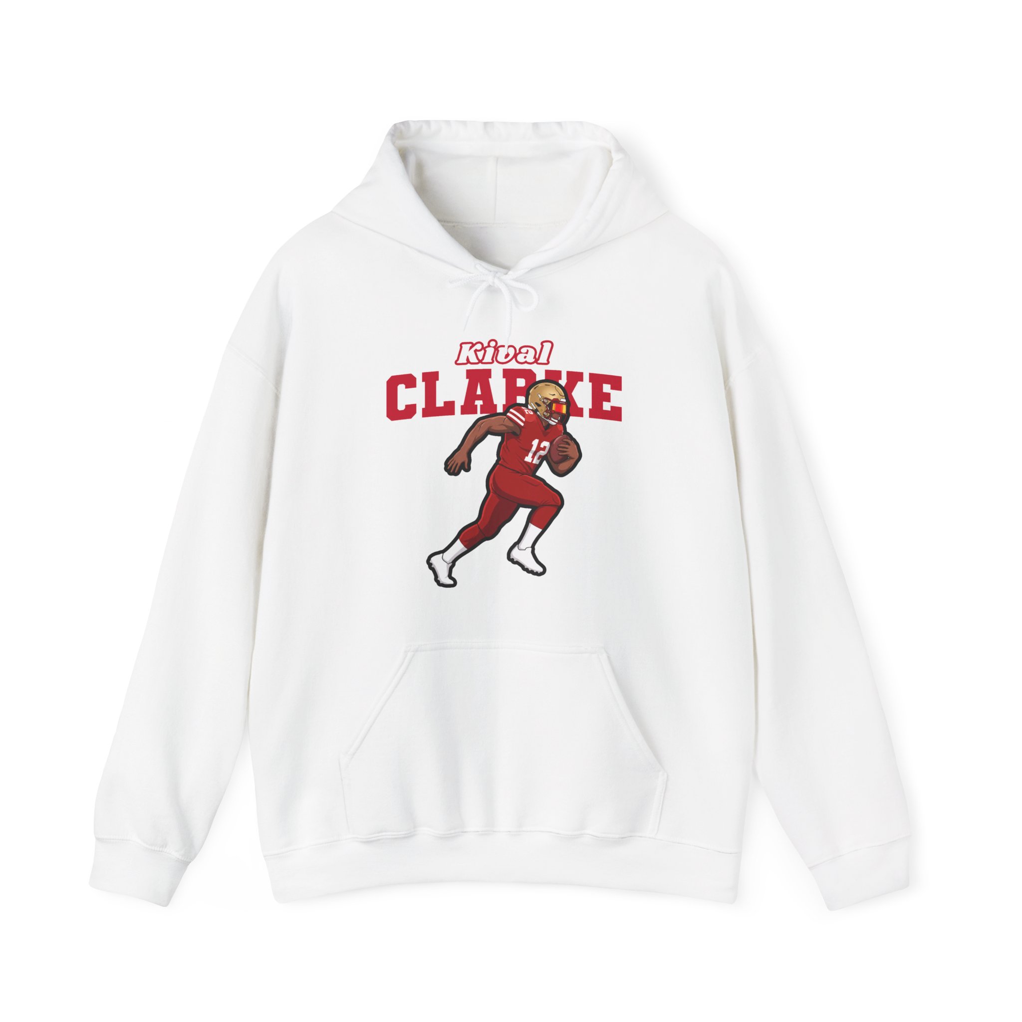 Hoodie — character_name_arch in White