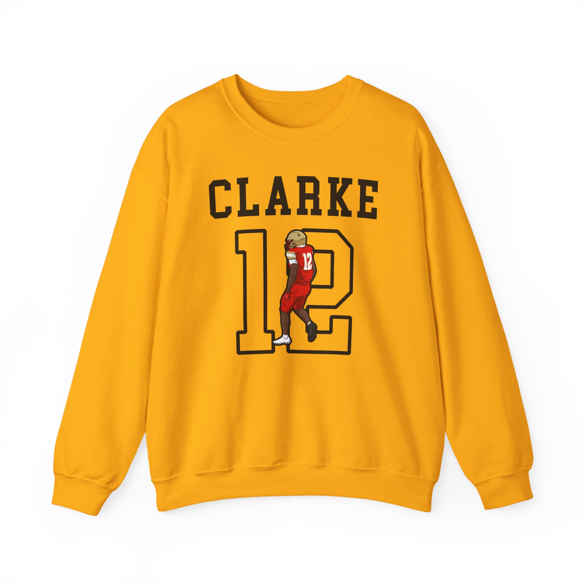 Crewneck Sweatshirt — character_shirsey in Gold
