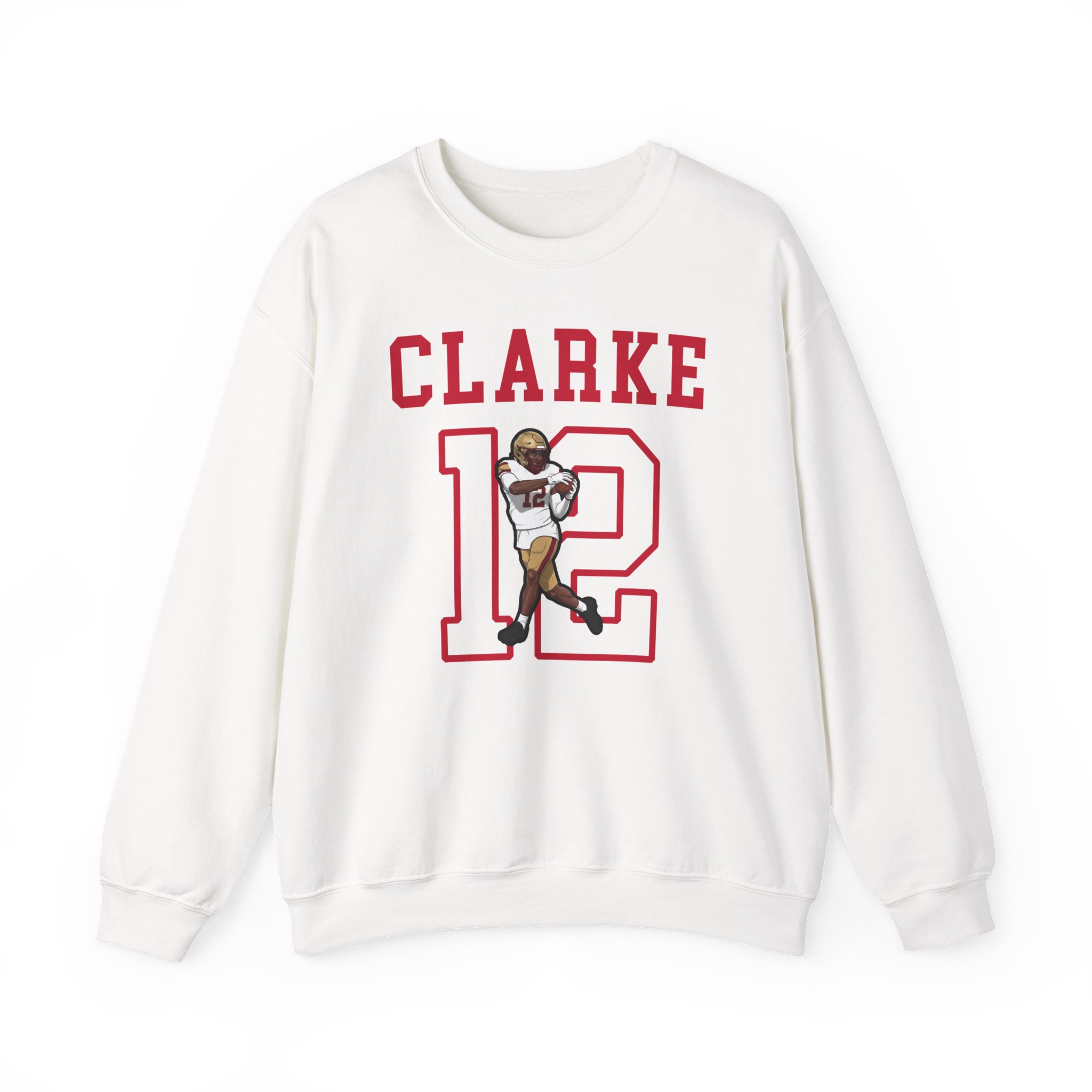 Crewneck Sweatshirt — character_shirsey in White