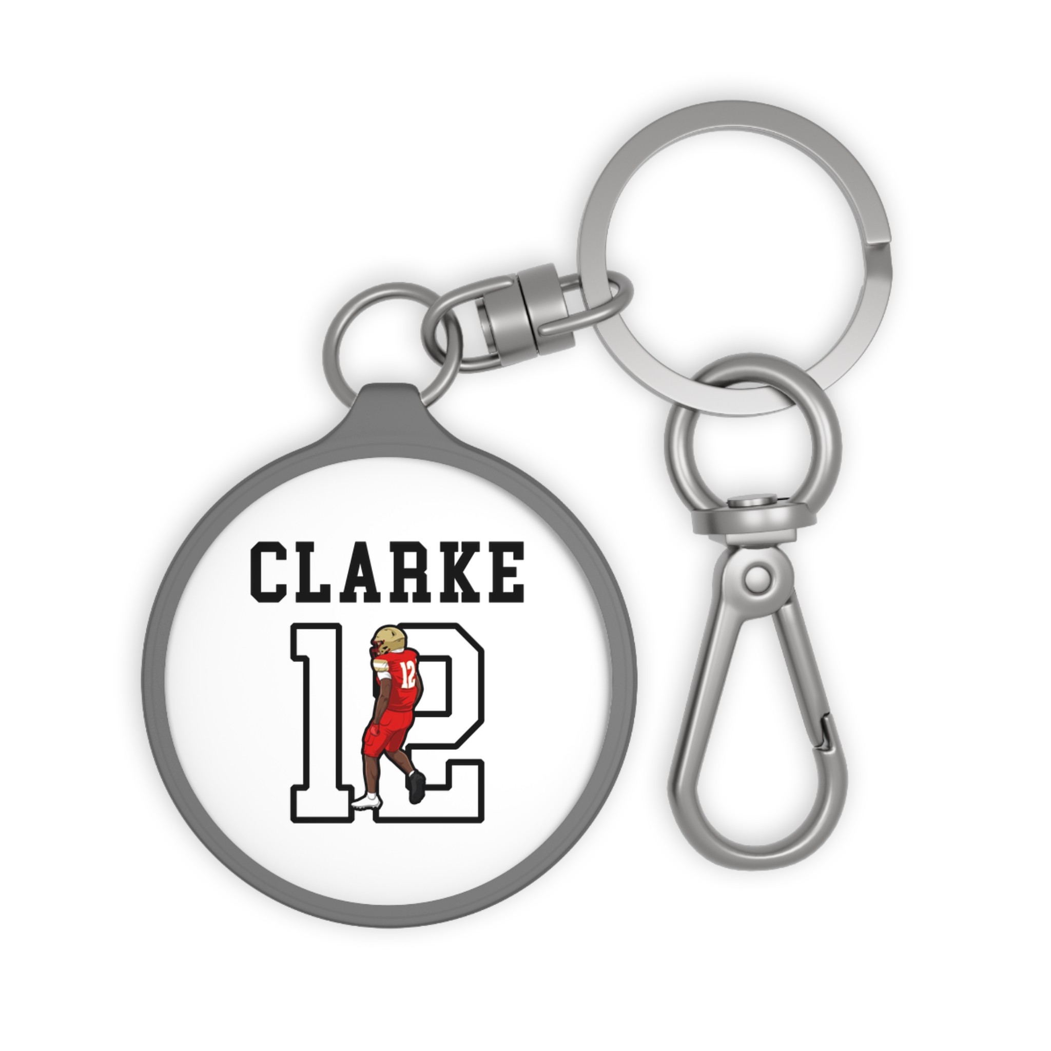Keychain — character_shirsey in Grey