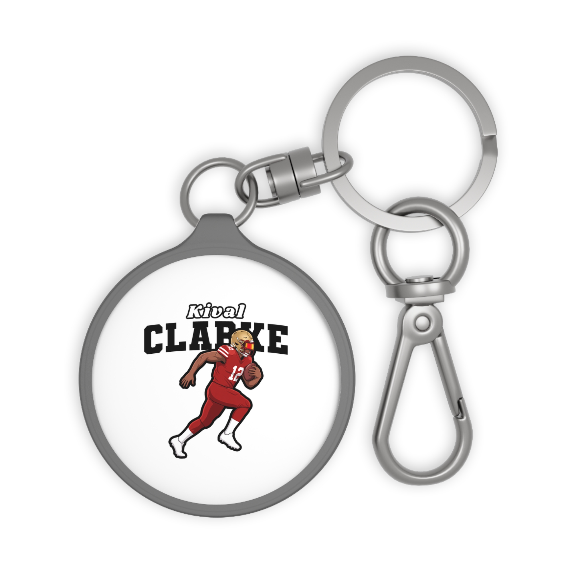 Keychain — character_name_arch in Grey