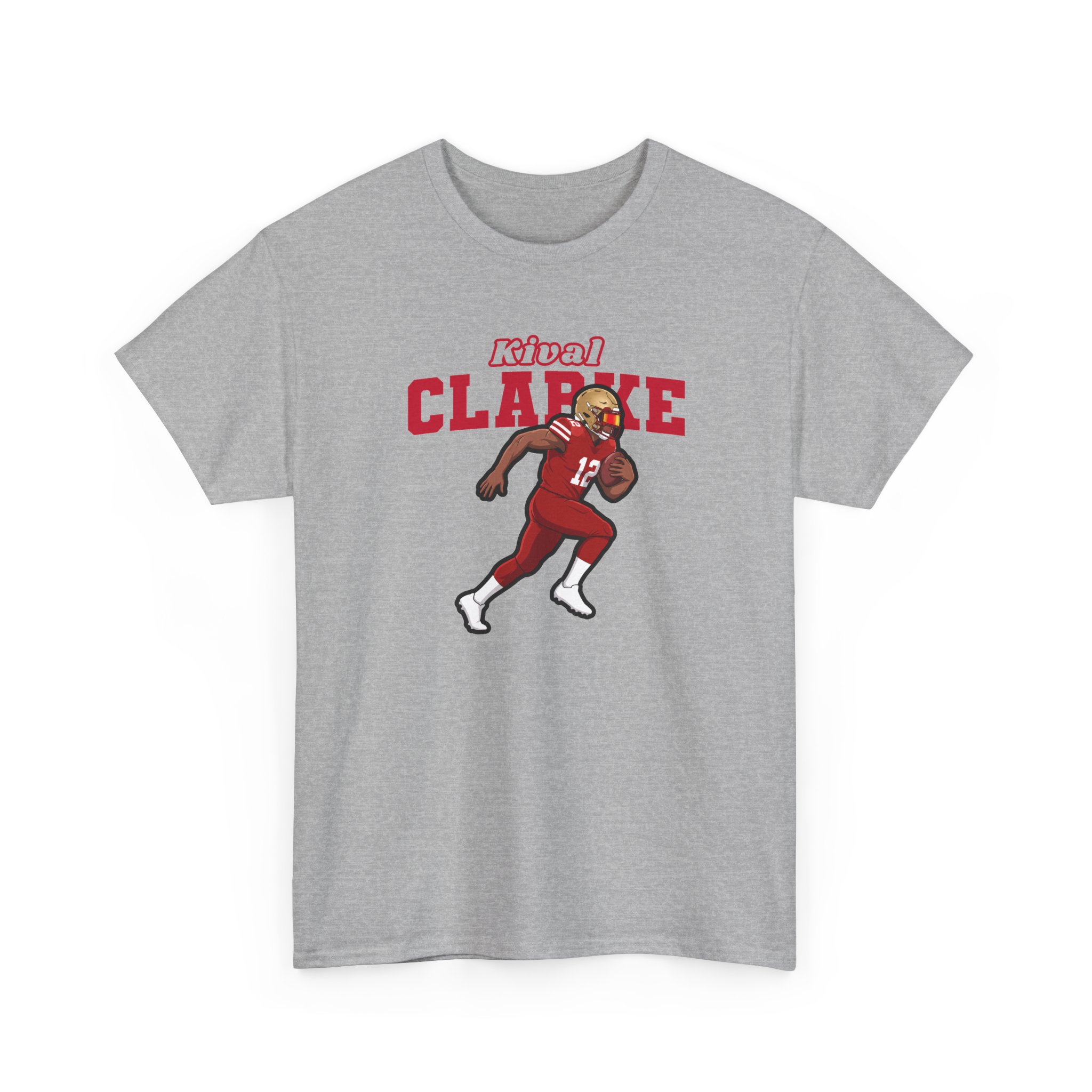 Tee — character_name_arch in Grey