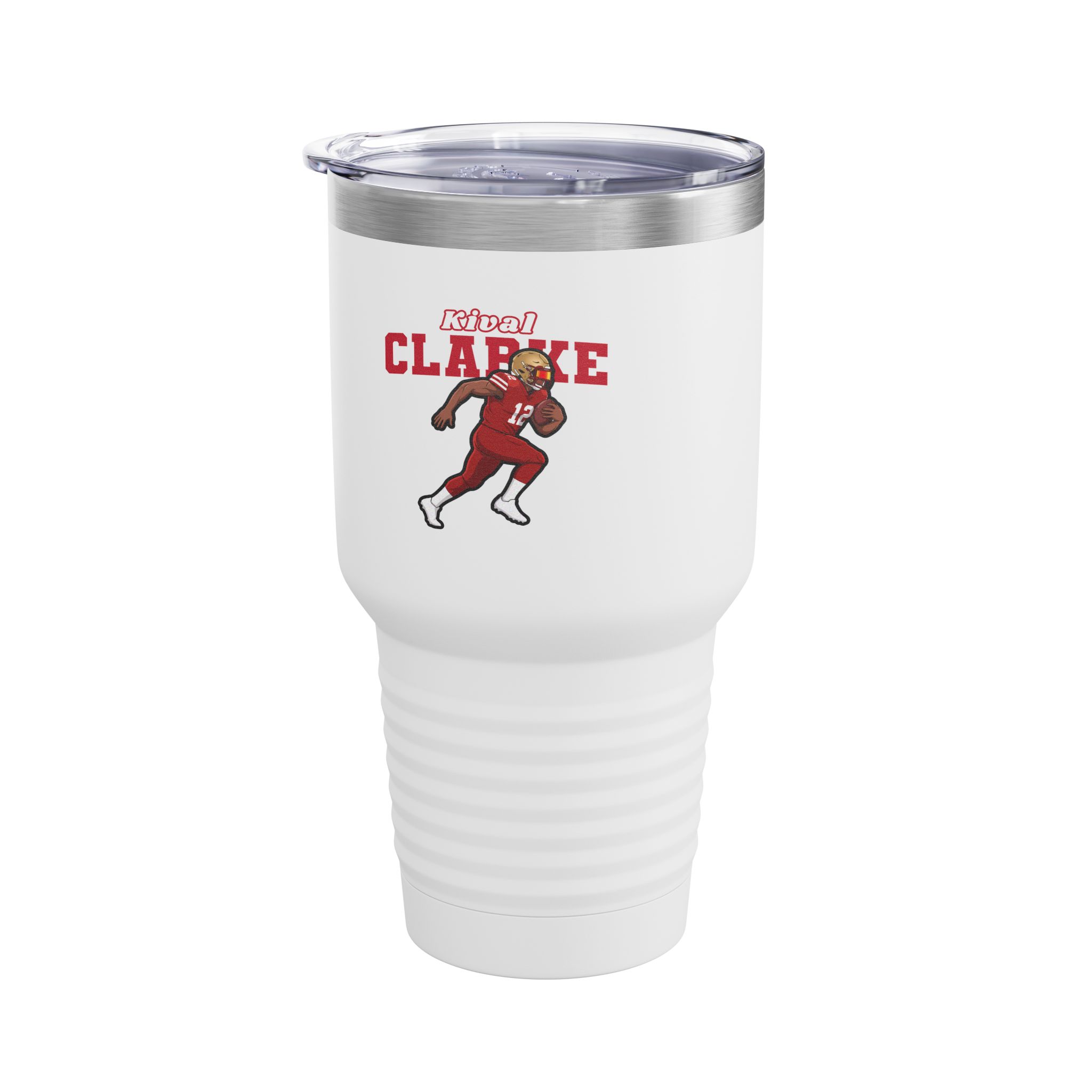 30oz Tumbler — character_name_arch in White