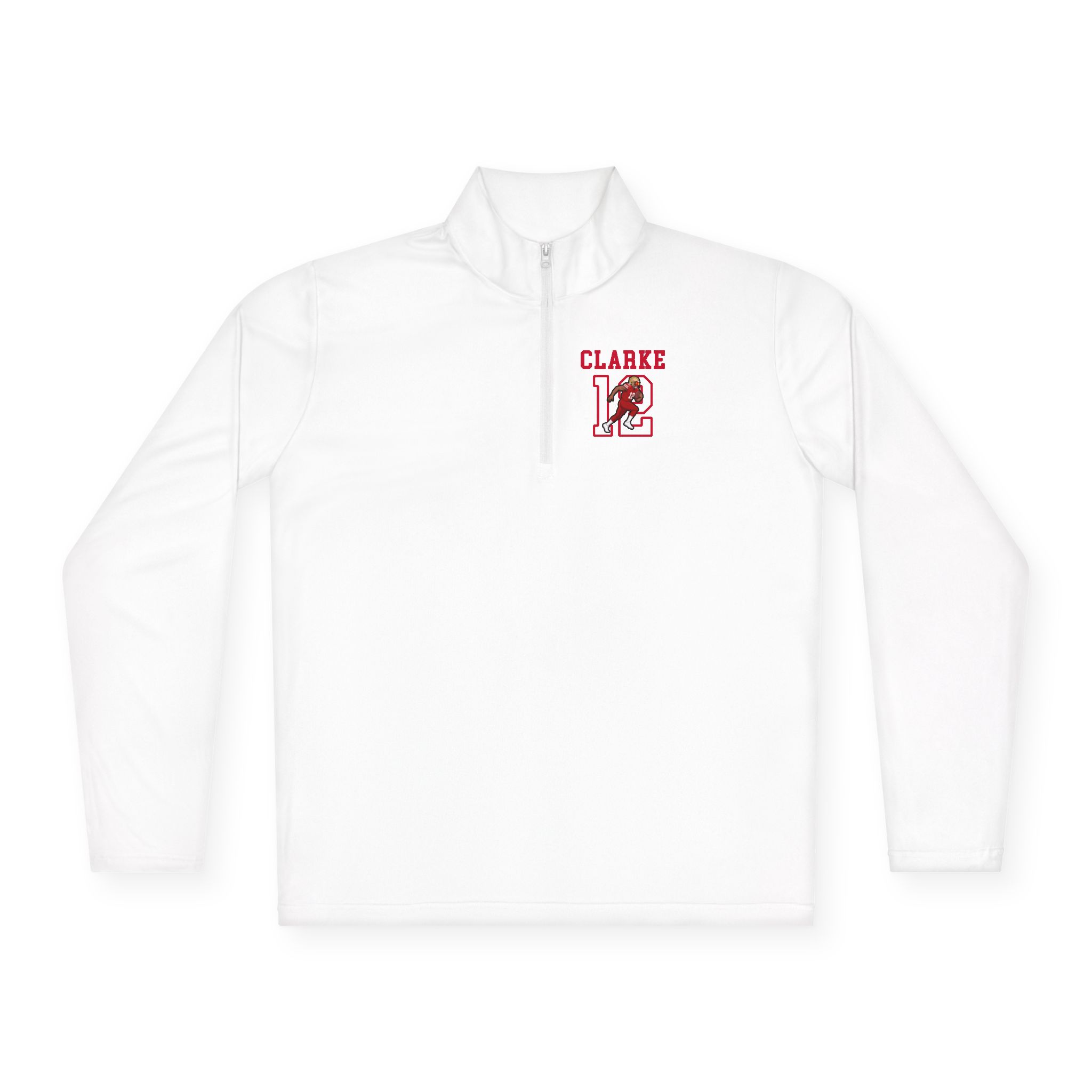 Q-Zip Pullover — character_shirsey in White