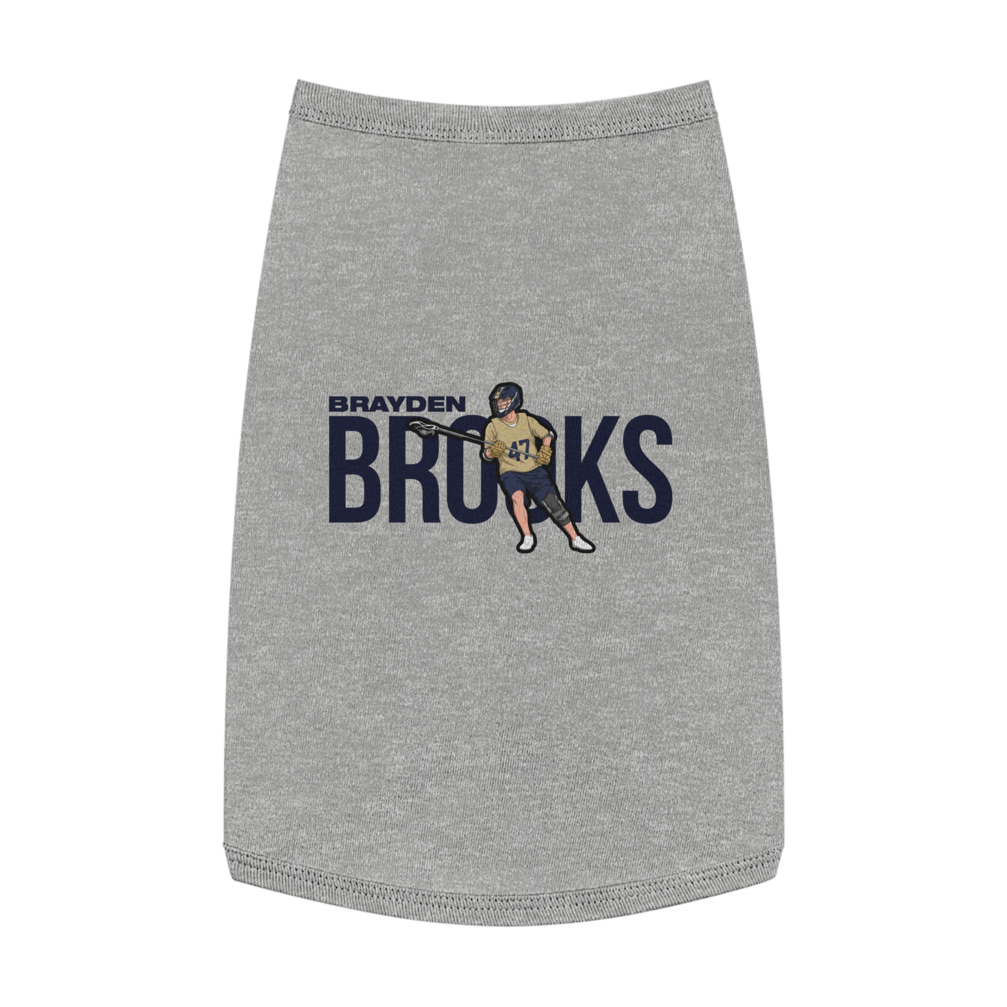Pet Tank Top — character_player_name in White