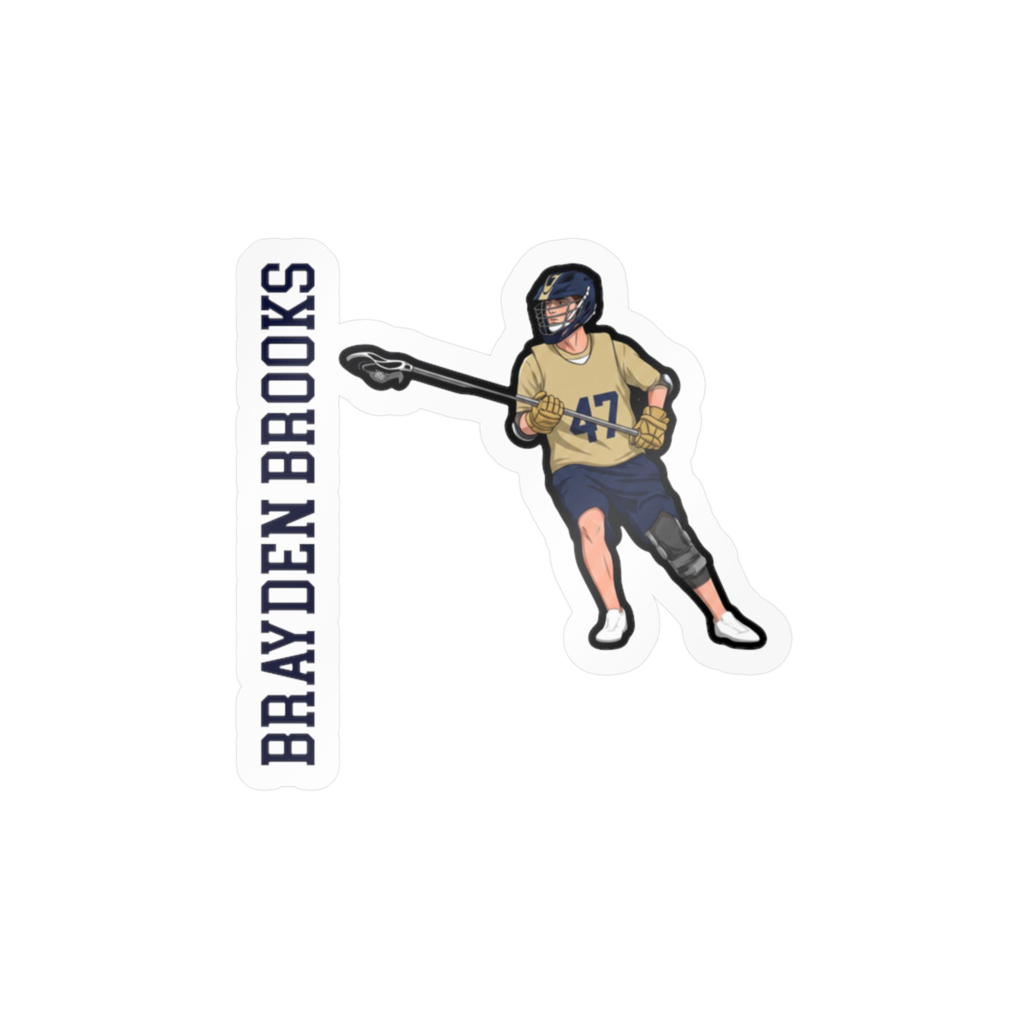 Vinyl Sticker — character_name_vertical in Classic