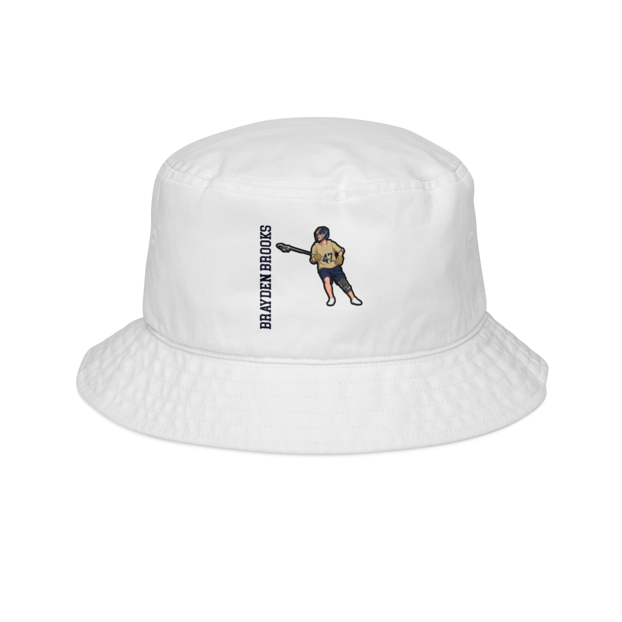 Bucket Hat — character_name_vertical in White