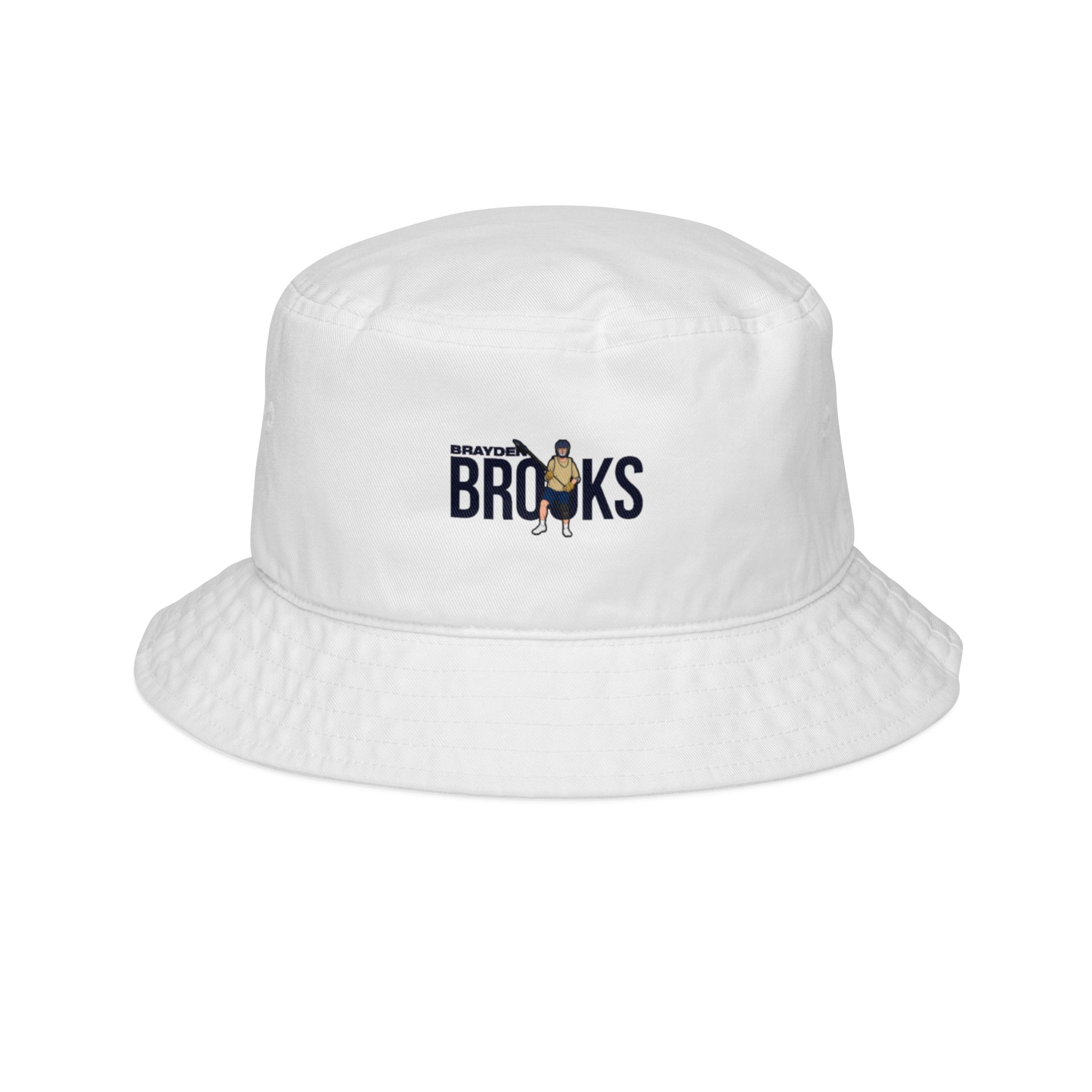 Bucket Hat — character_player_name in White
