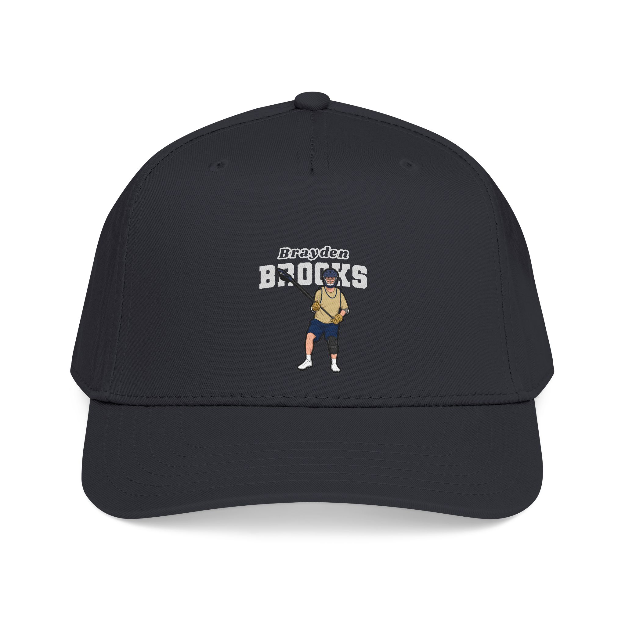Baseball Cap — character_name_arch in Black