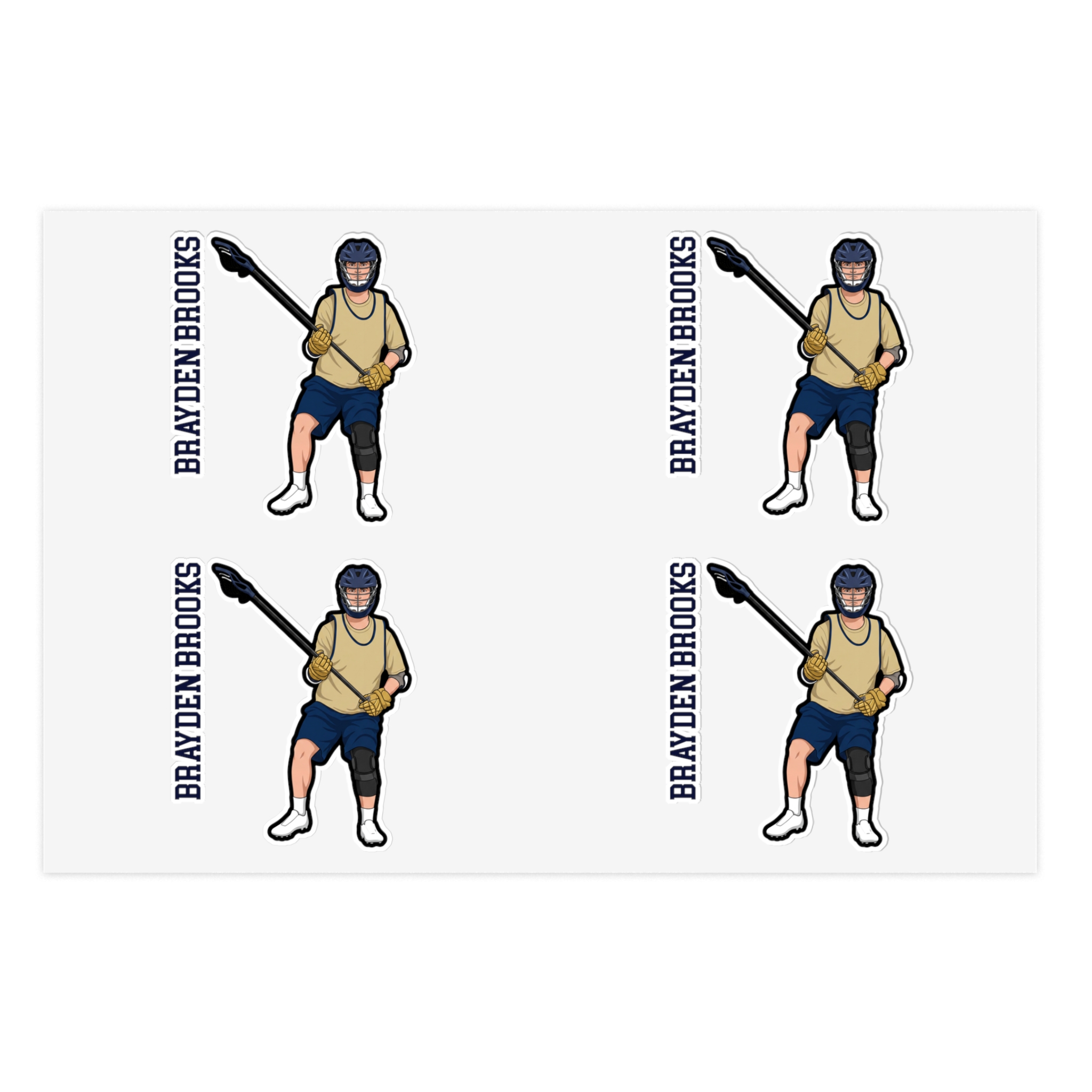 Sticker Sheet — character_name_vertical in Classic
