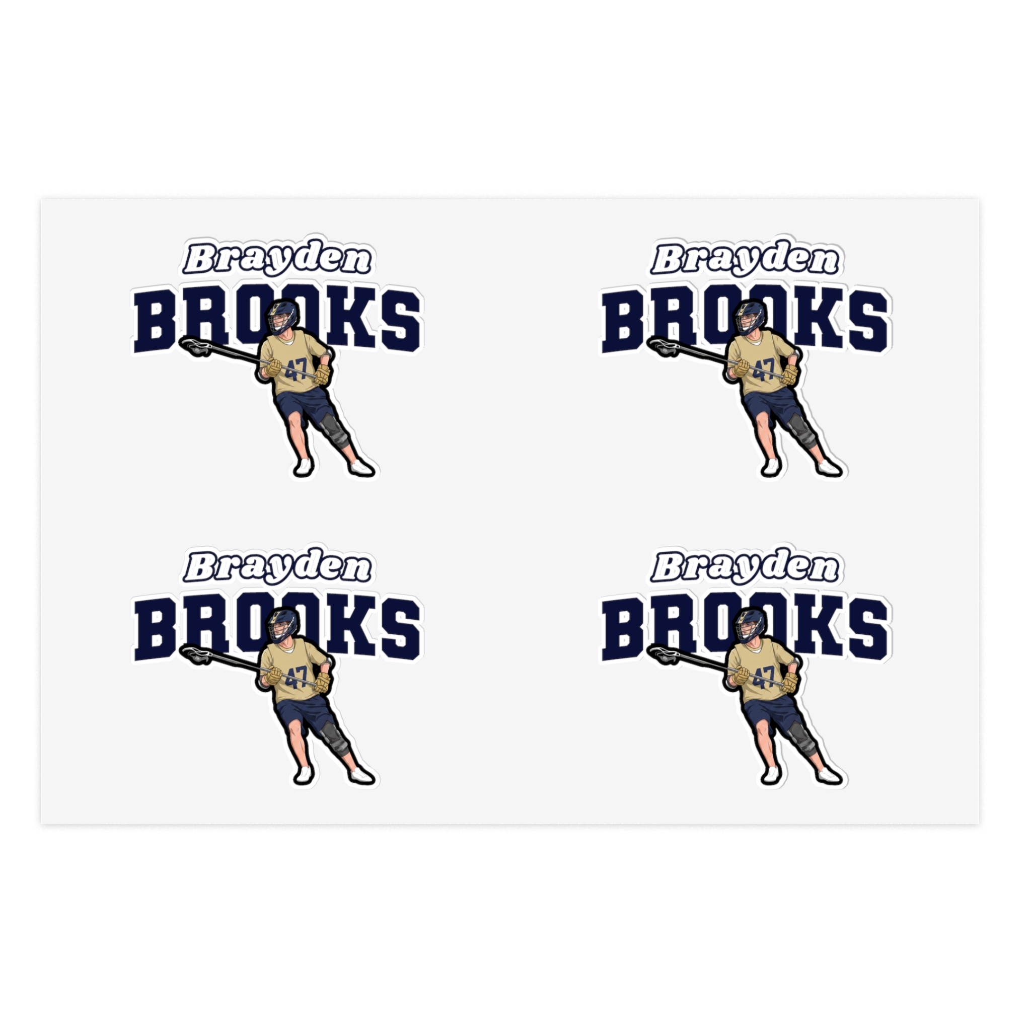Sticker Sheet — character_name_arch in Classic