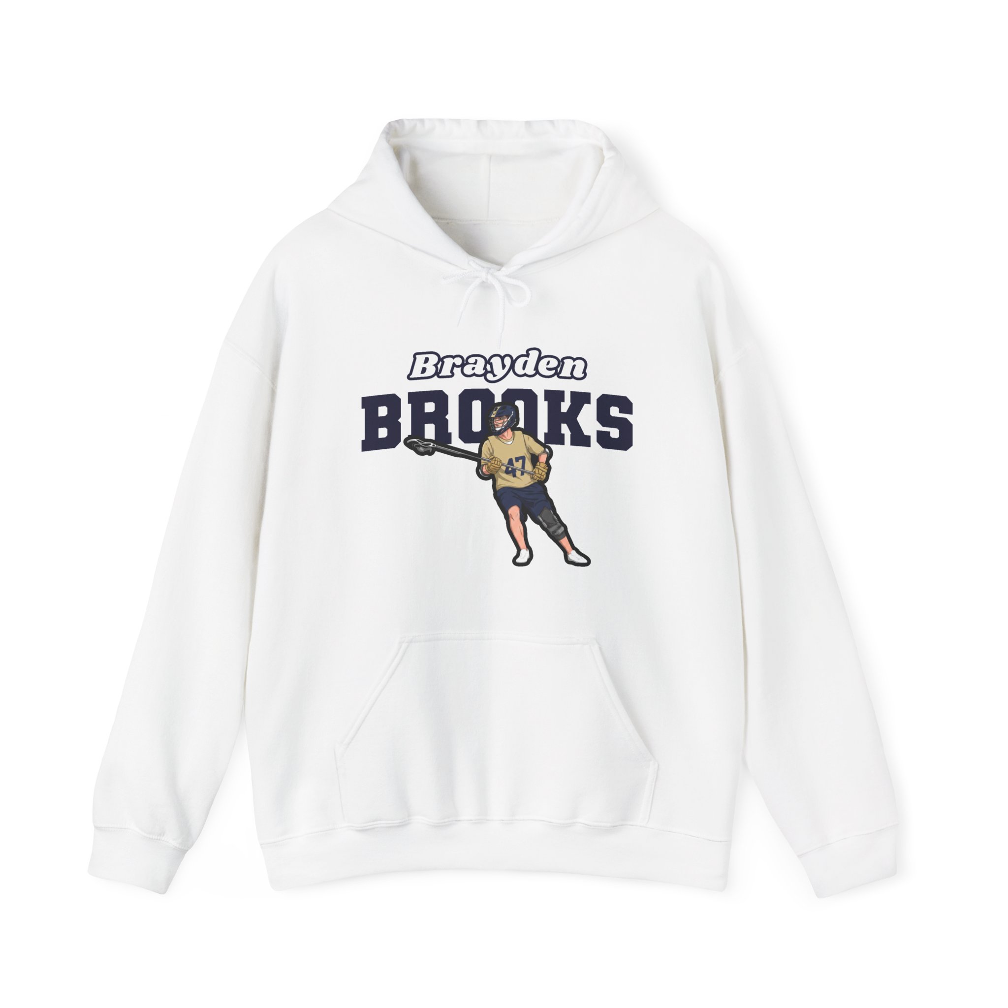 Hoodie — character_name_arch in White
