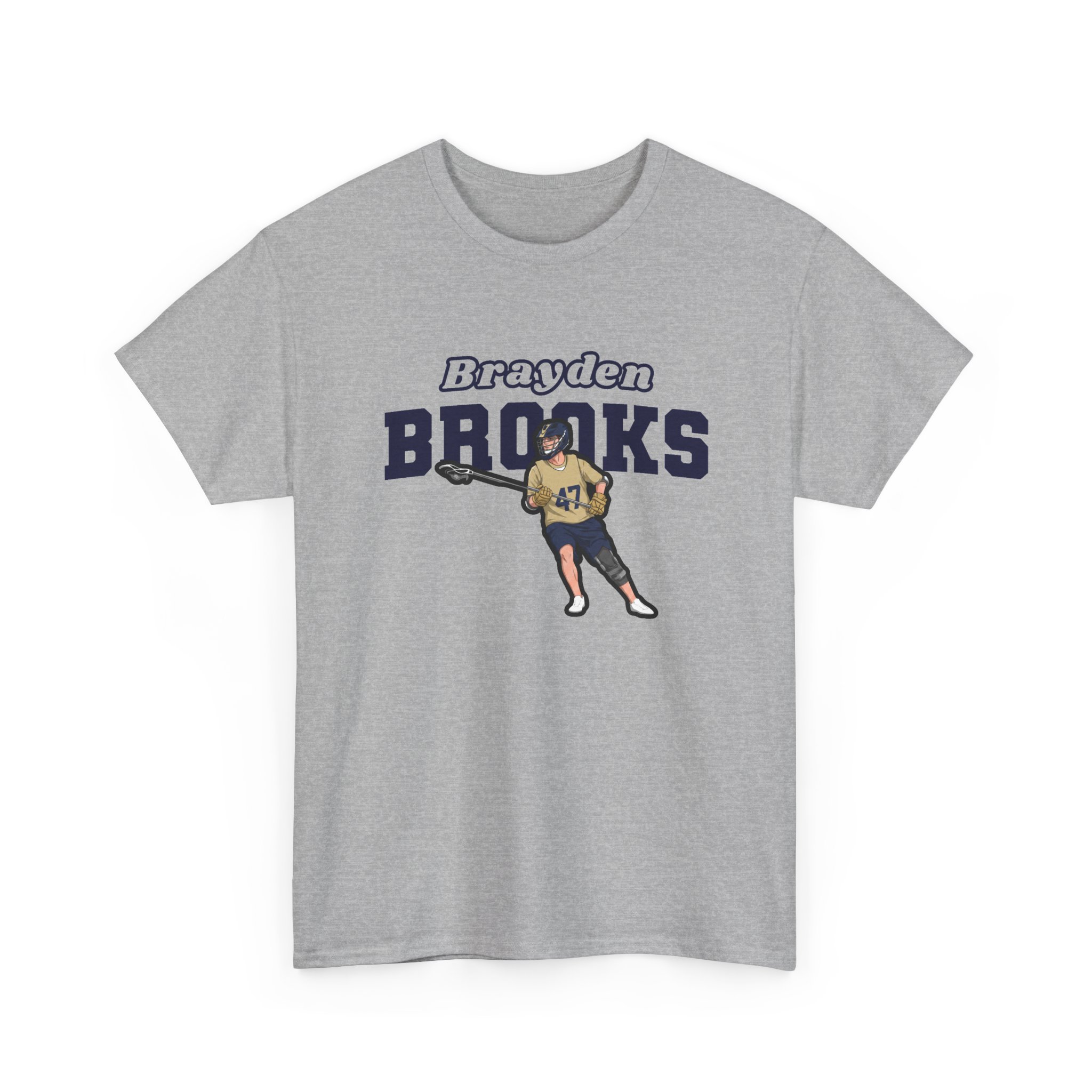 Tee — character_name_arch in Grey
