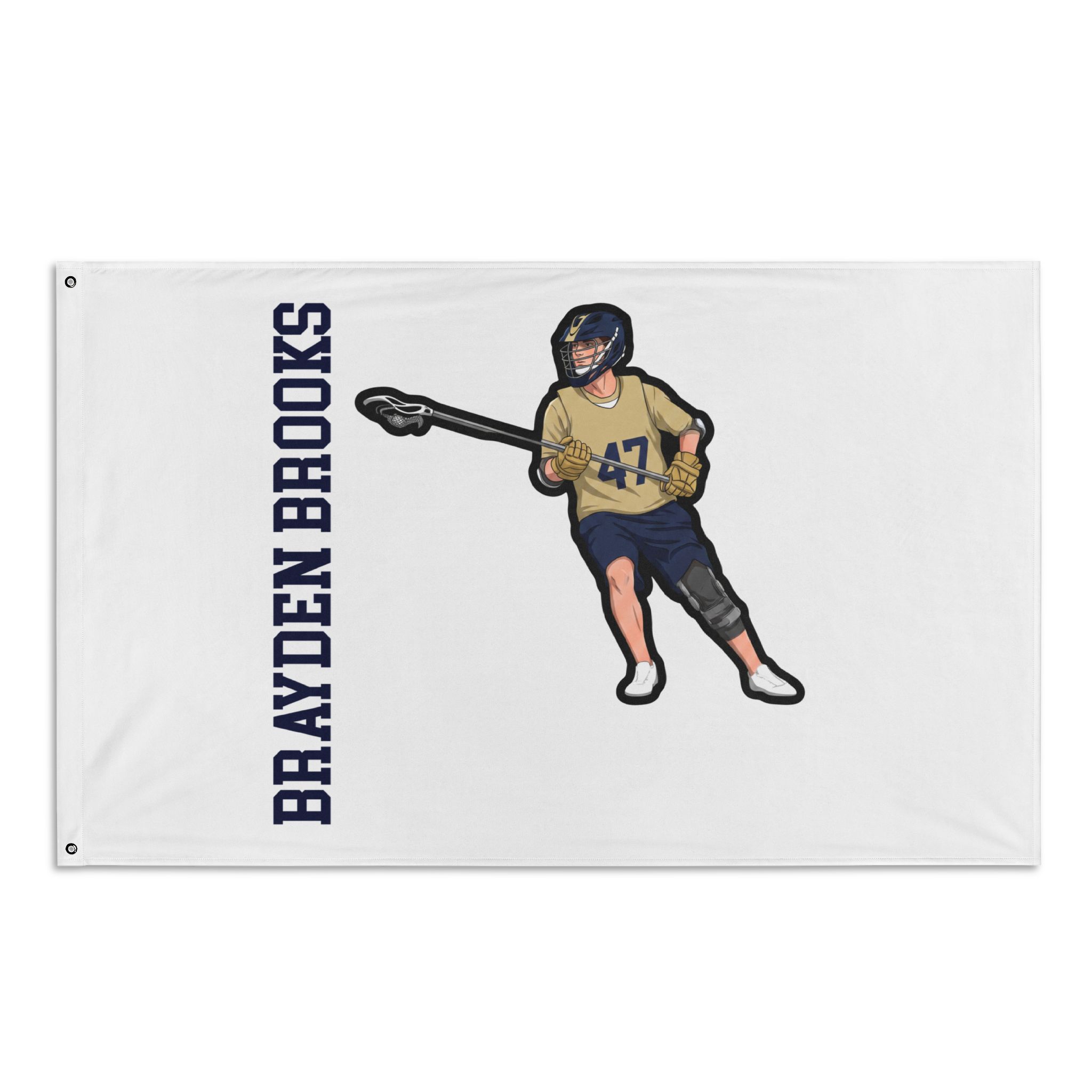 Flag (35 × 56 in) — character_name_vertical in Classic
