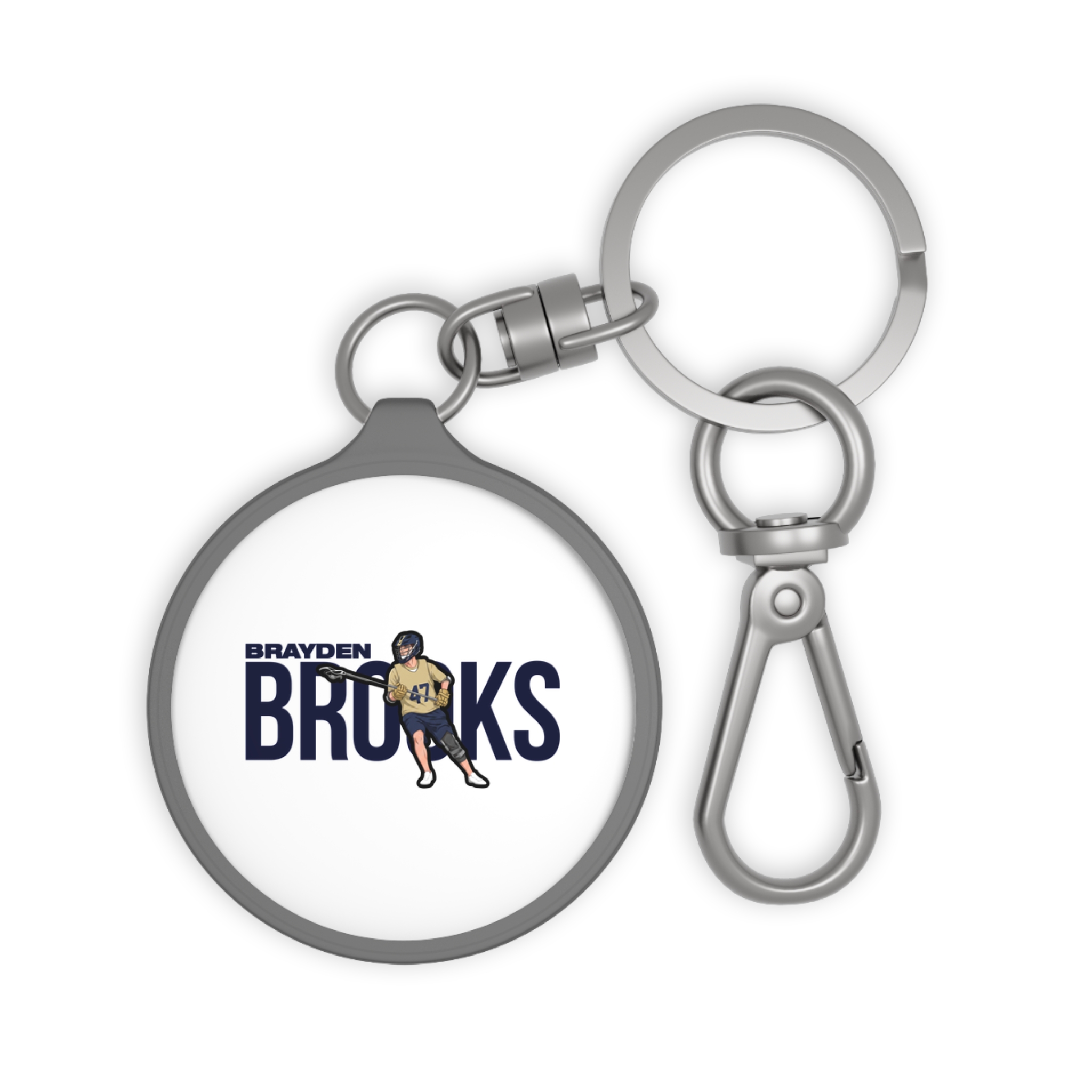 Keychain — character_player_name in Grey
