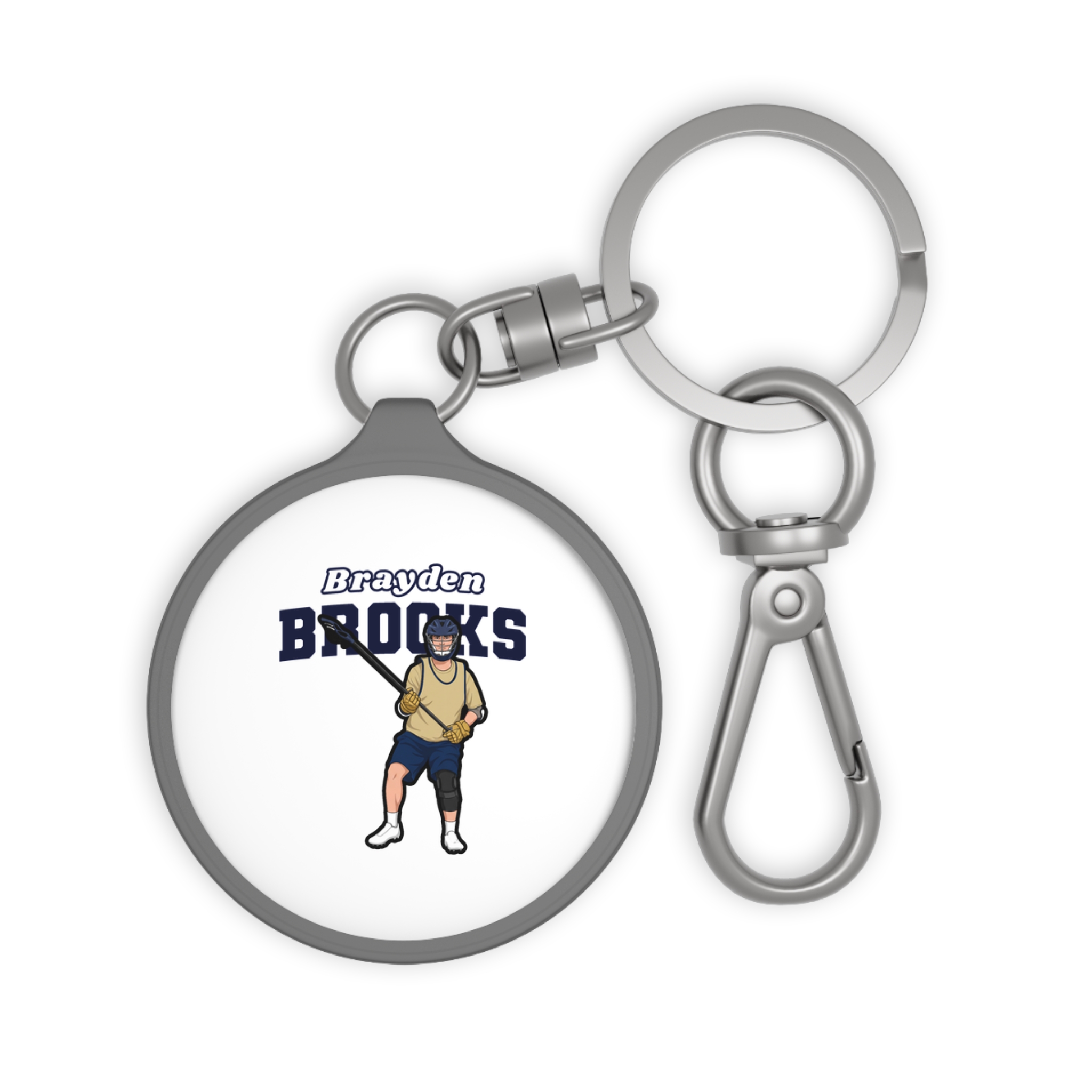 Keychain — character_name_arch in Grey