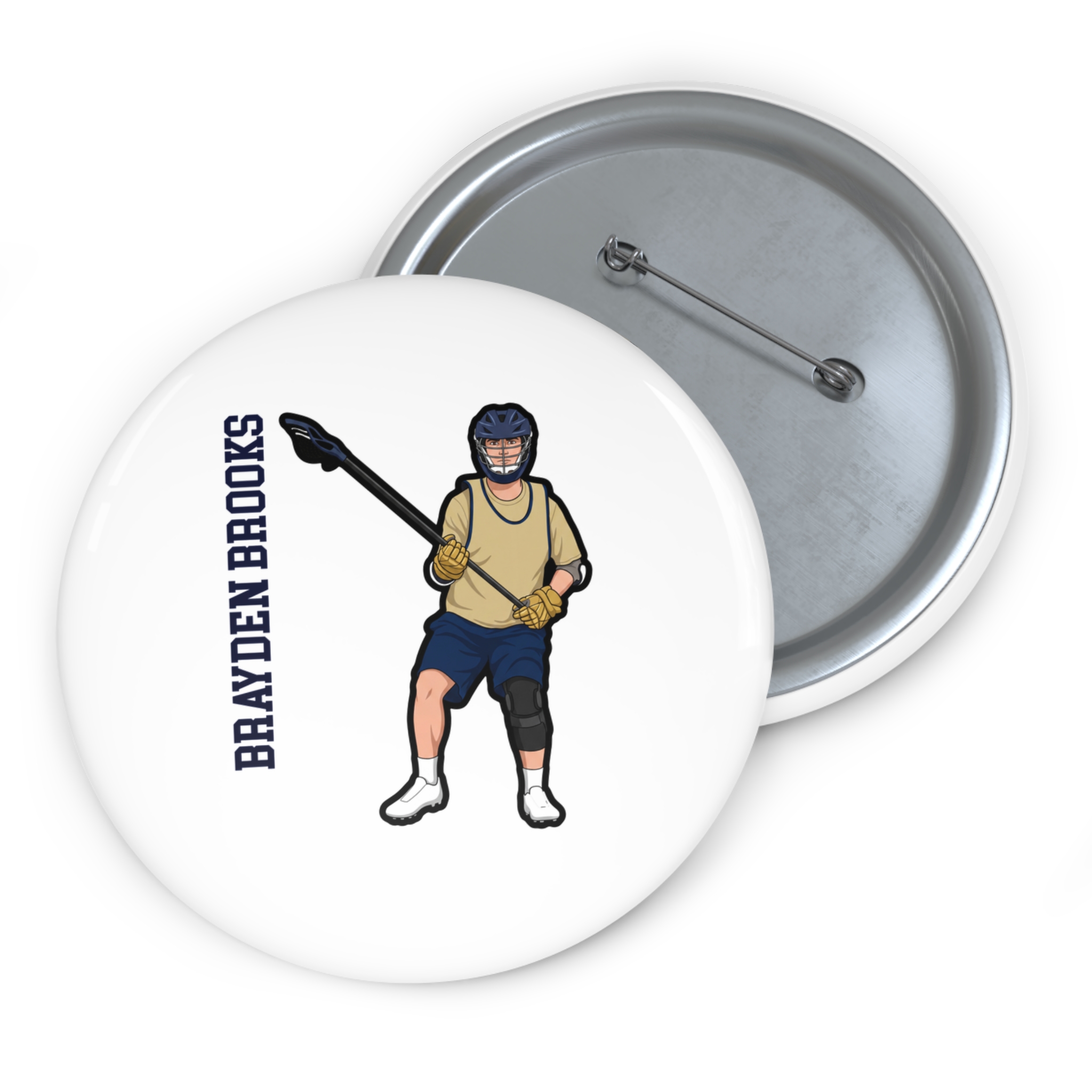 Game Day Pin — character_name_vertical in Classic