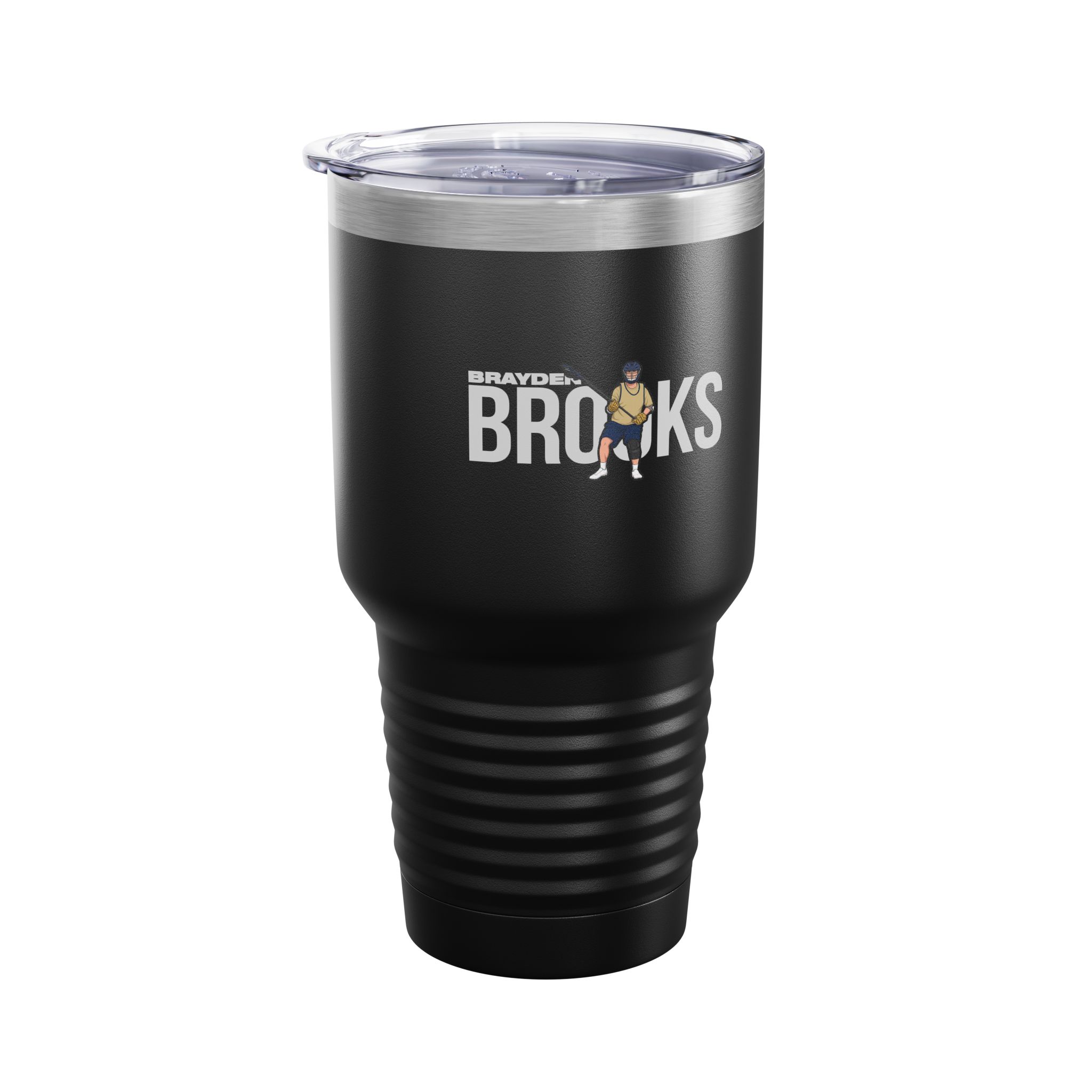 30oz Tumbler — character_player_name in Black
