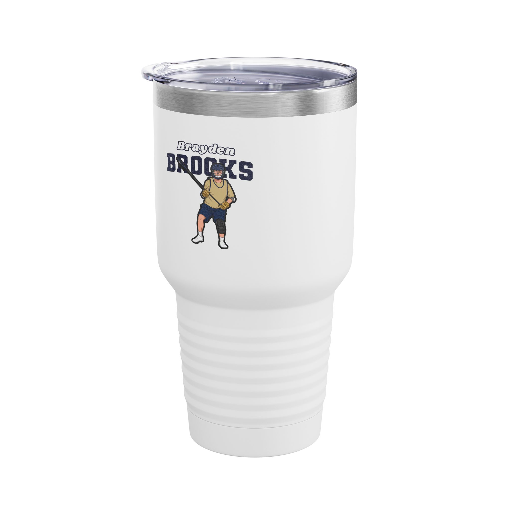 30oz Tumbler — character_name_arch in White