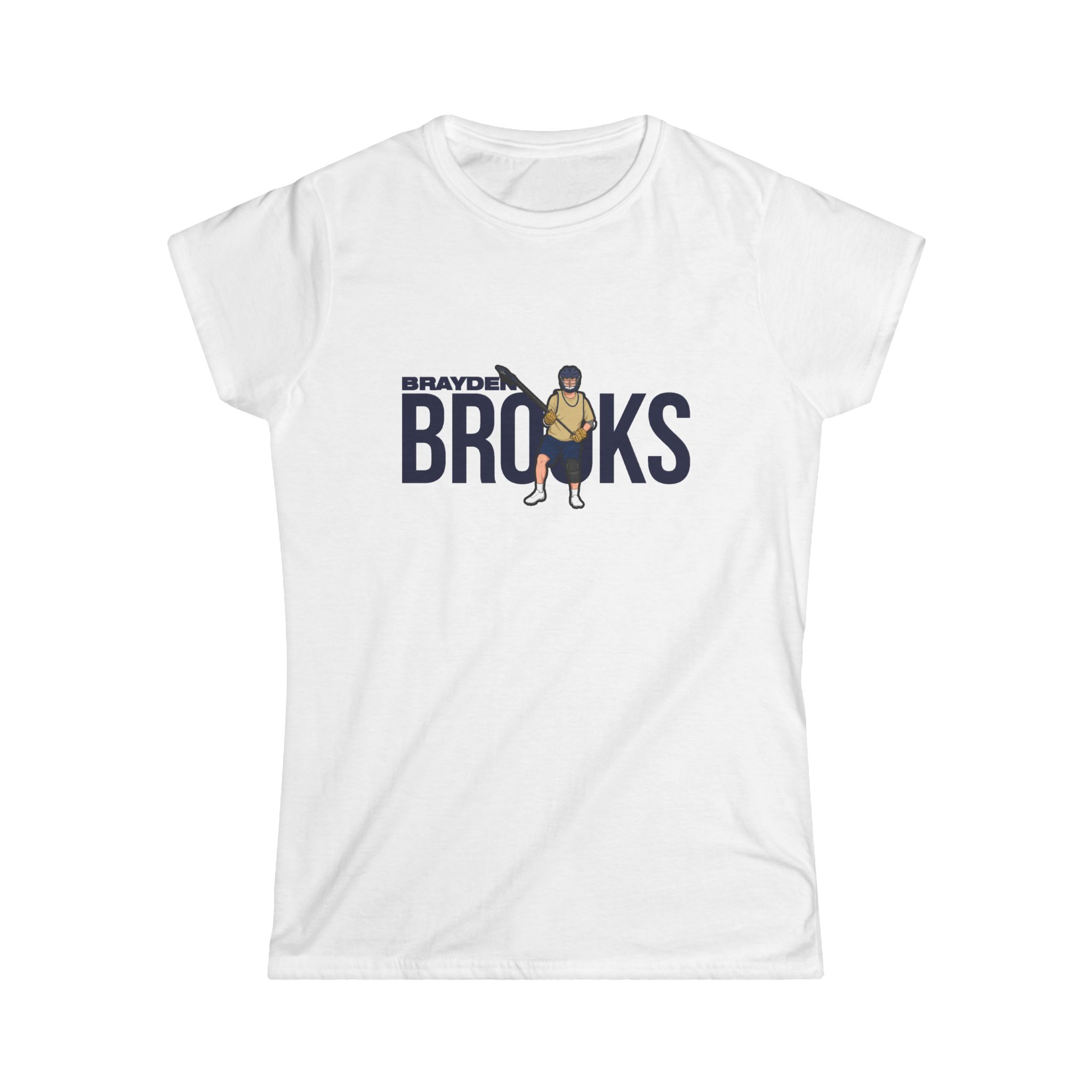 Women's Softstyle Tee — character_player_name in White