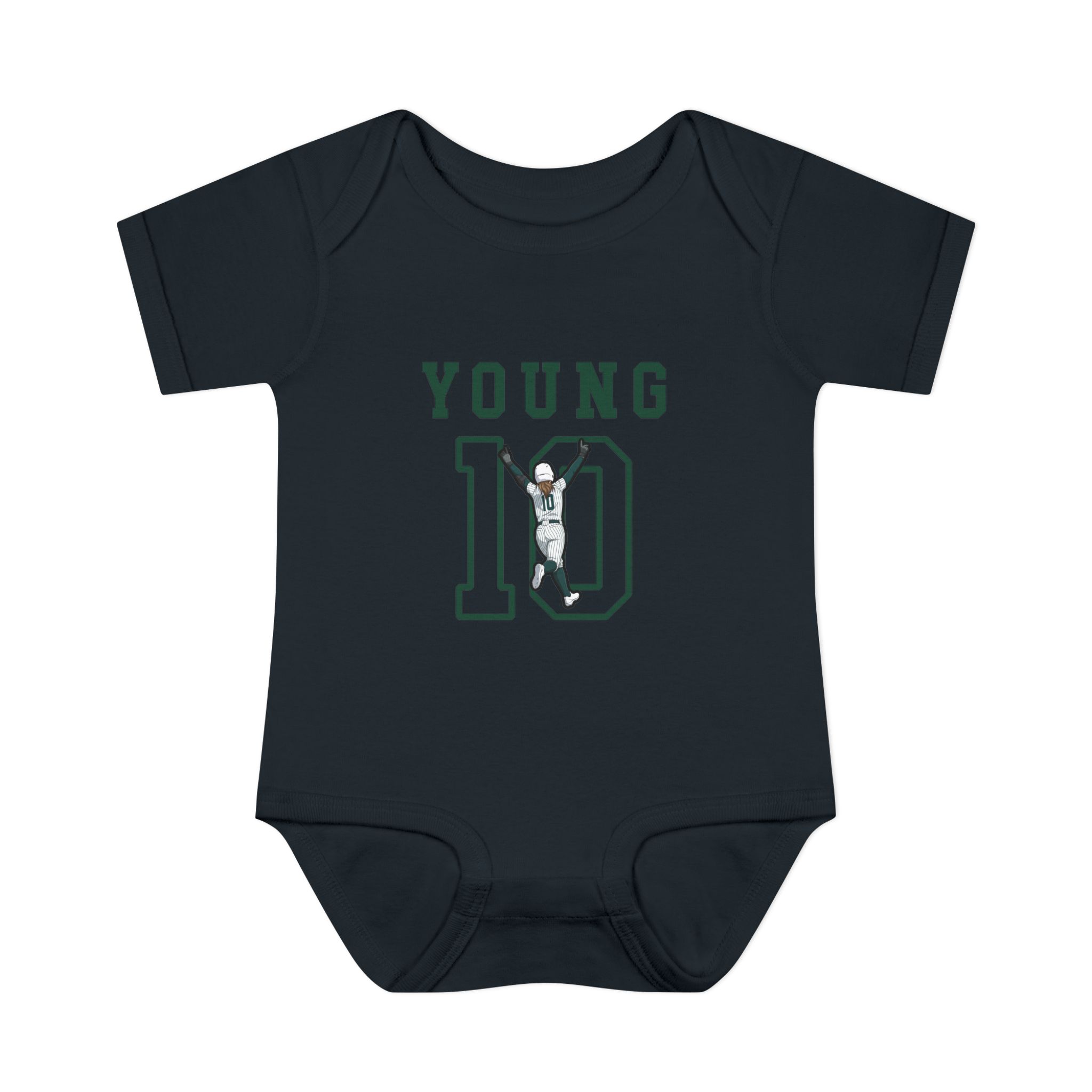 Baby Onesie — character_shirsey in Black