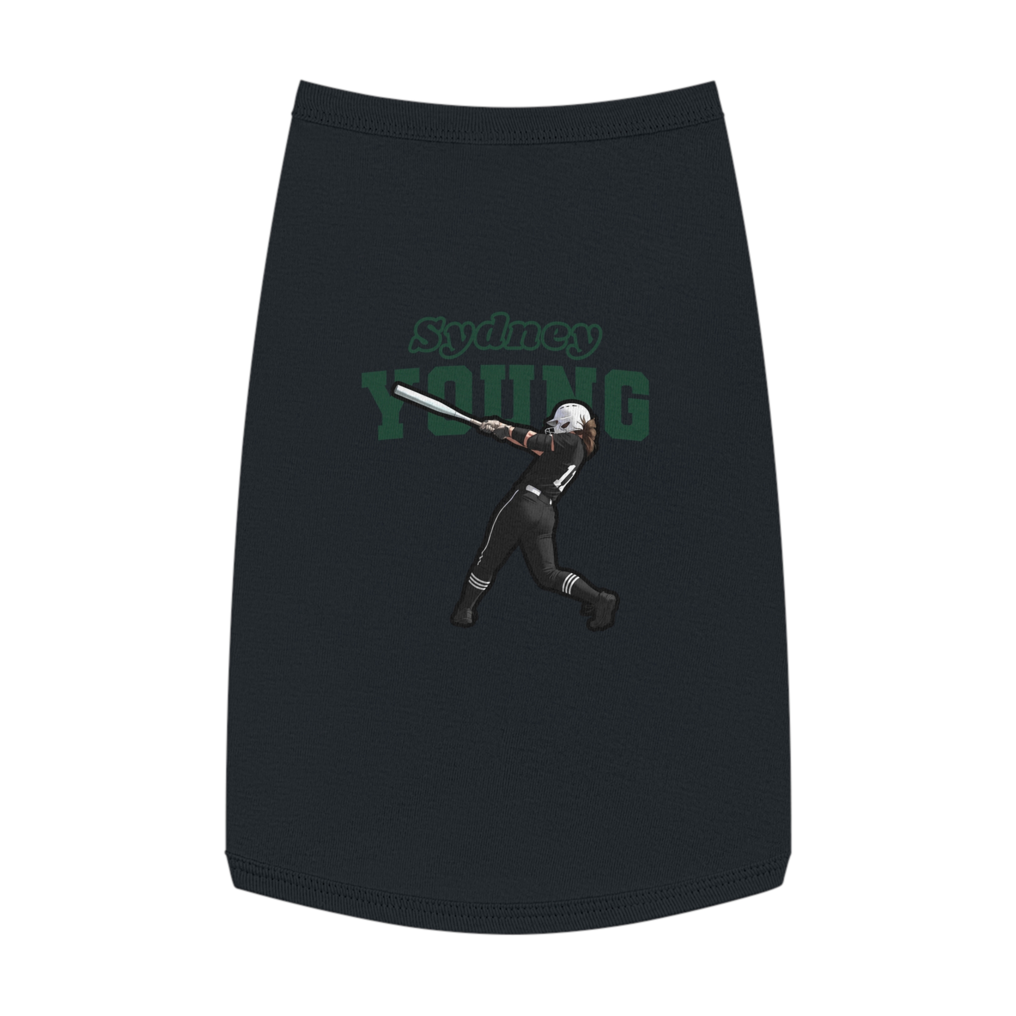 Pet Tank Top — character_name_arch in White