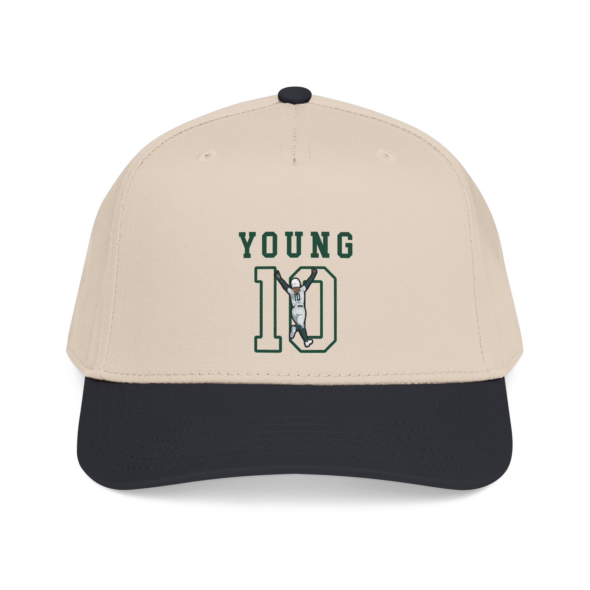 Baseball Cap — character_shirsey in Black / Natural