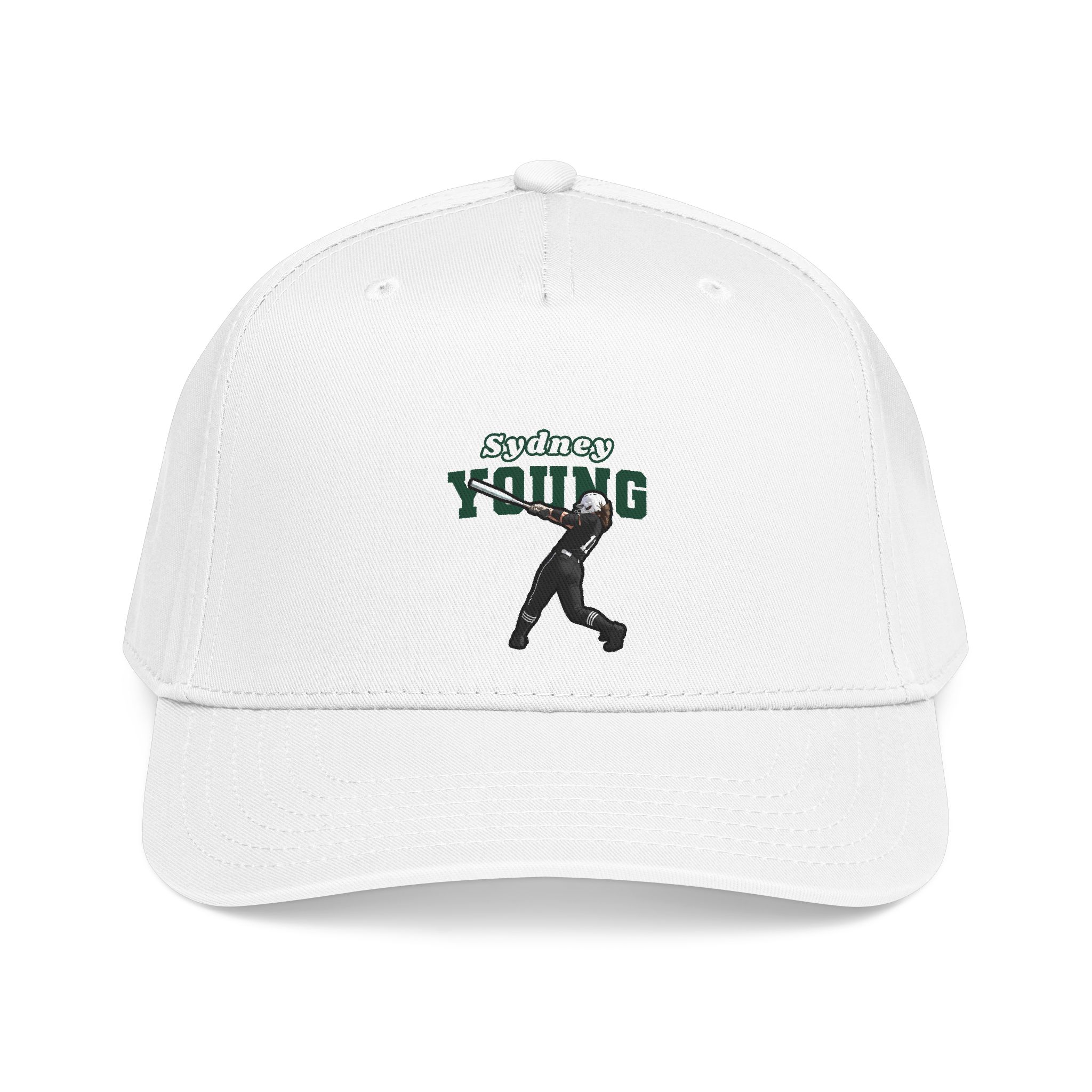 Baseball Cap — character_name_arch in White
