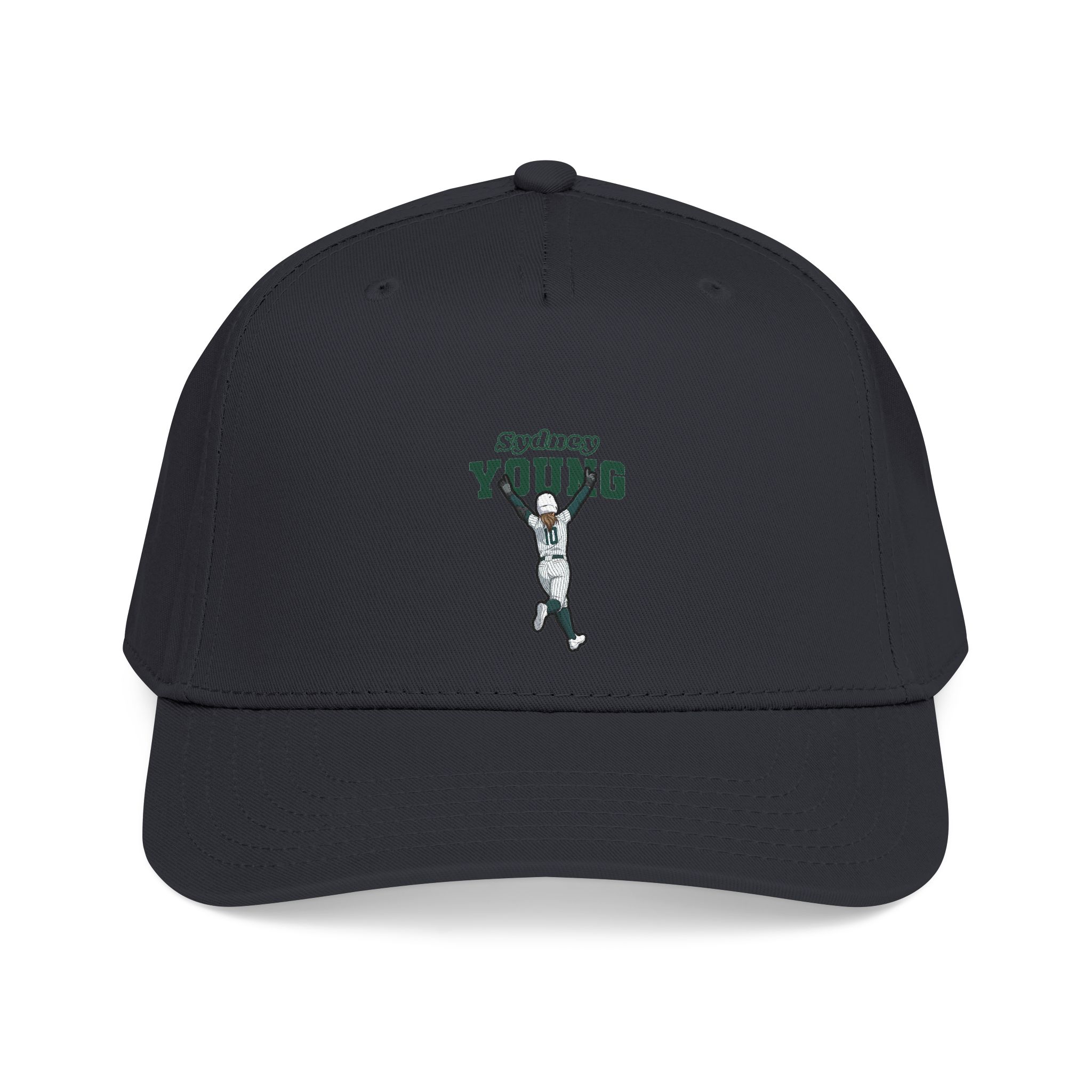 Baseball Cap — character_name_arch in Black