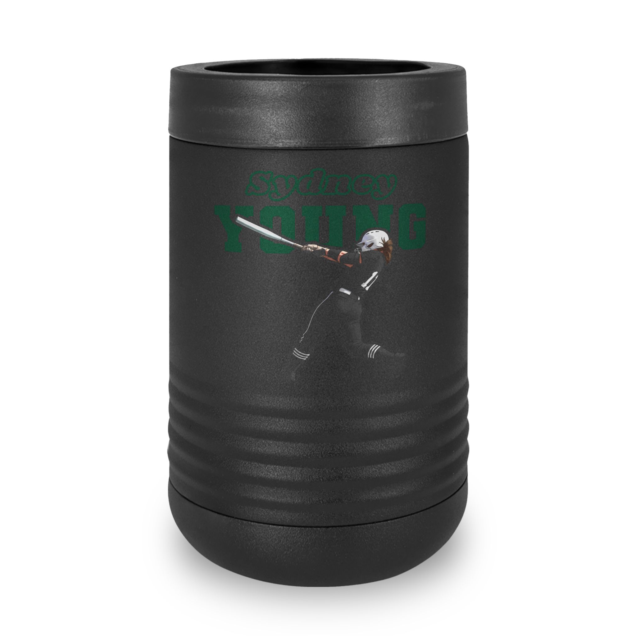 Stainless Can Cooler — character_name_arch in Black