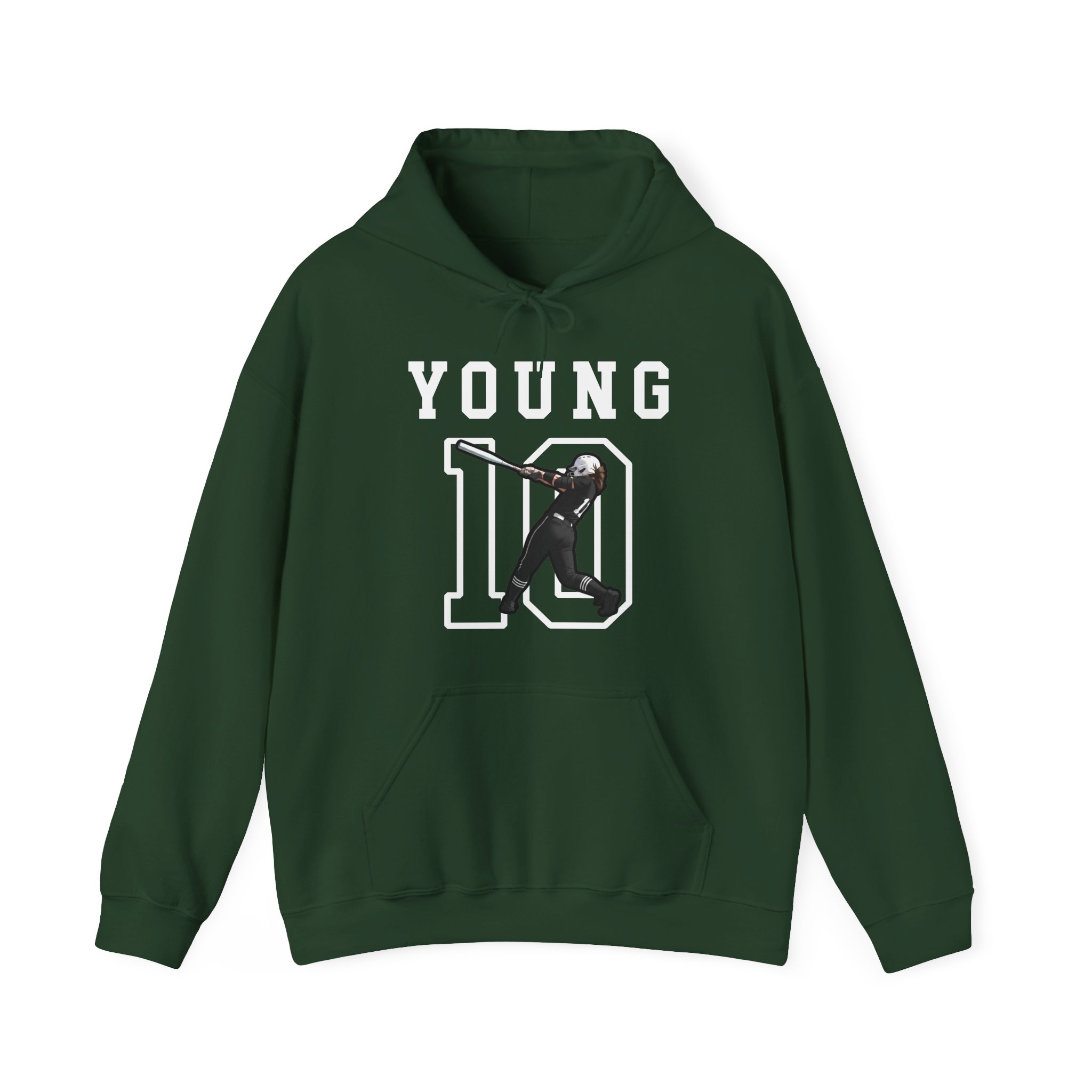 Hoodie — character_shirsey in Green