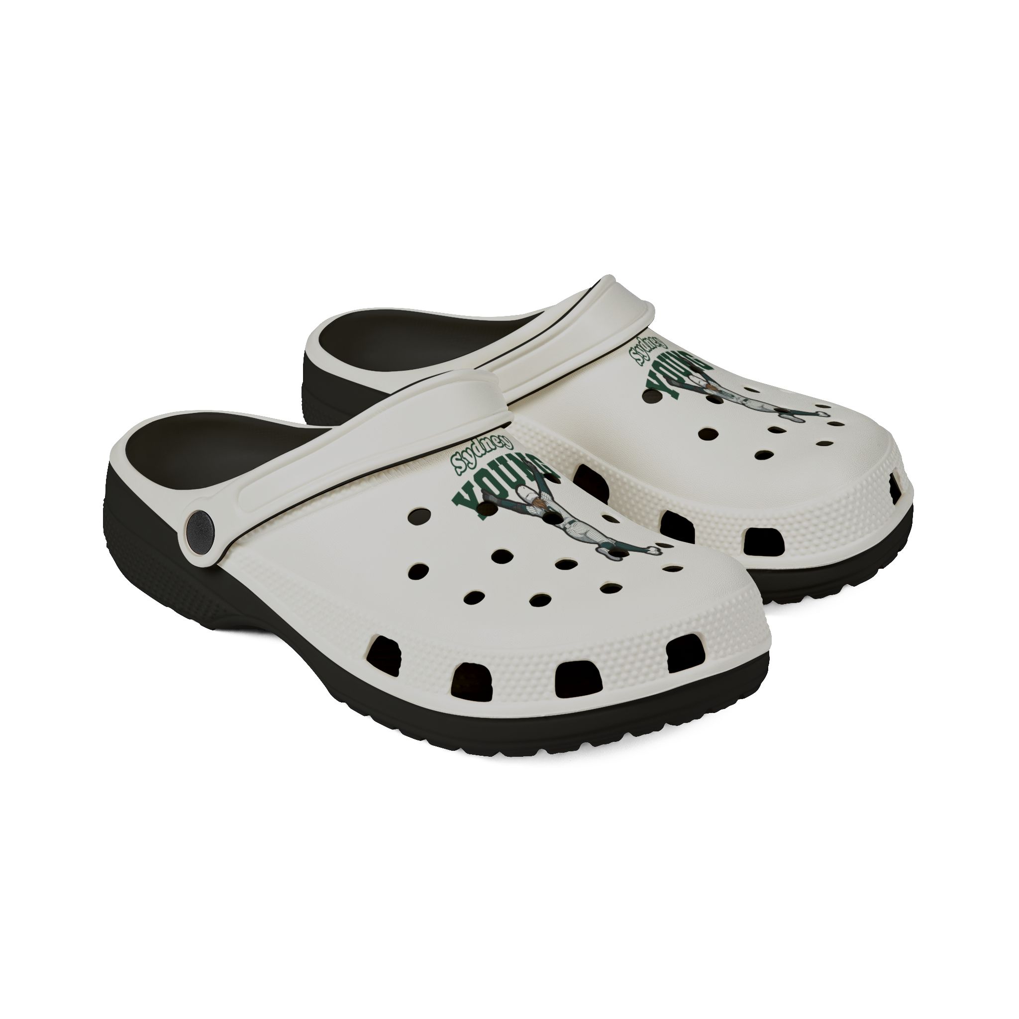 Rubber Clogs — character_name_arch in Black
