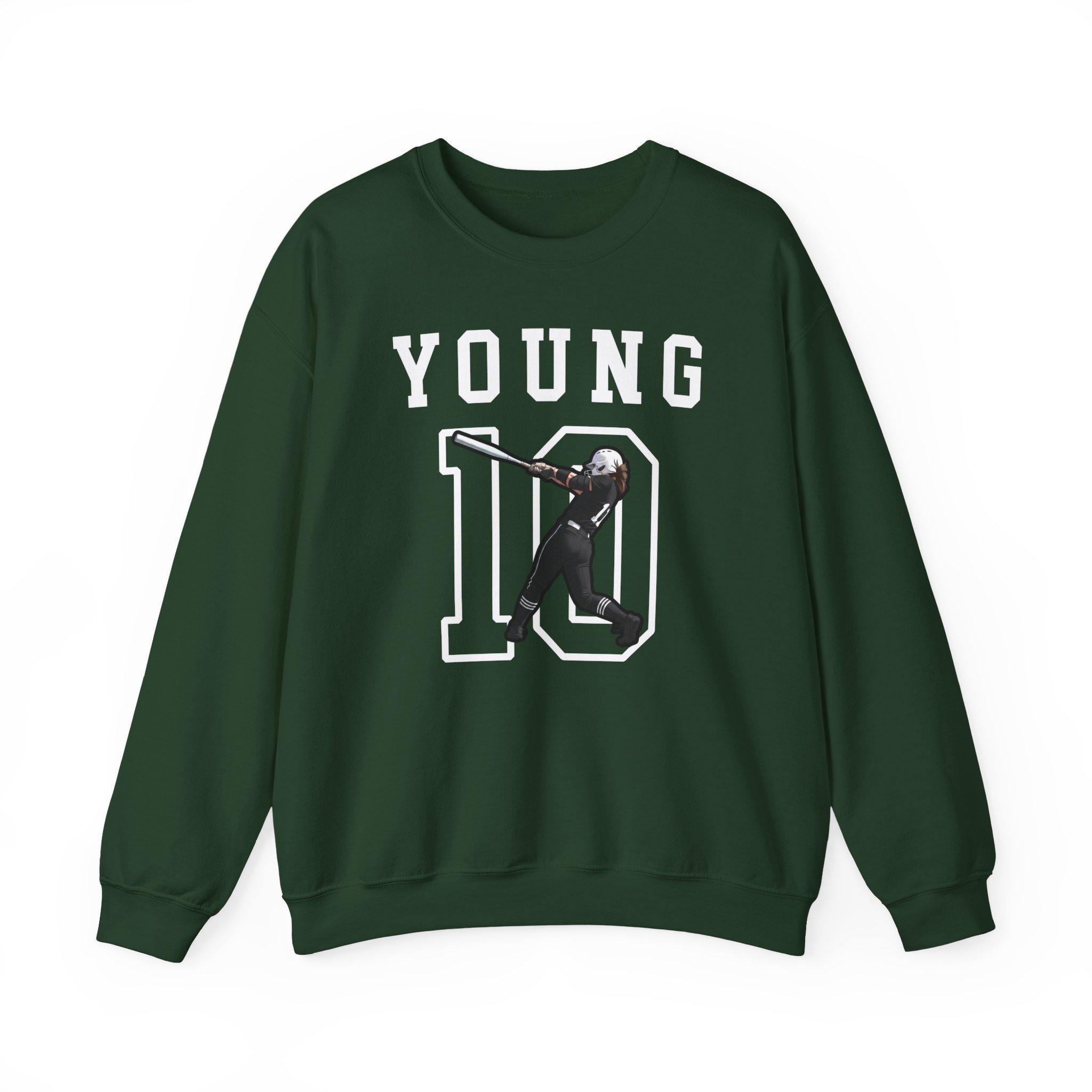 Crewneck Sweatshirt — character_shirsey in Green