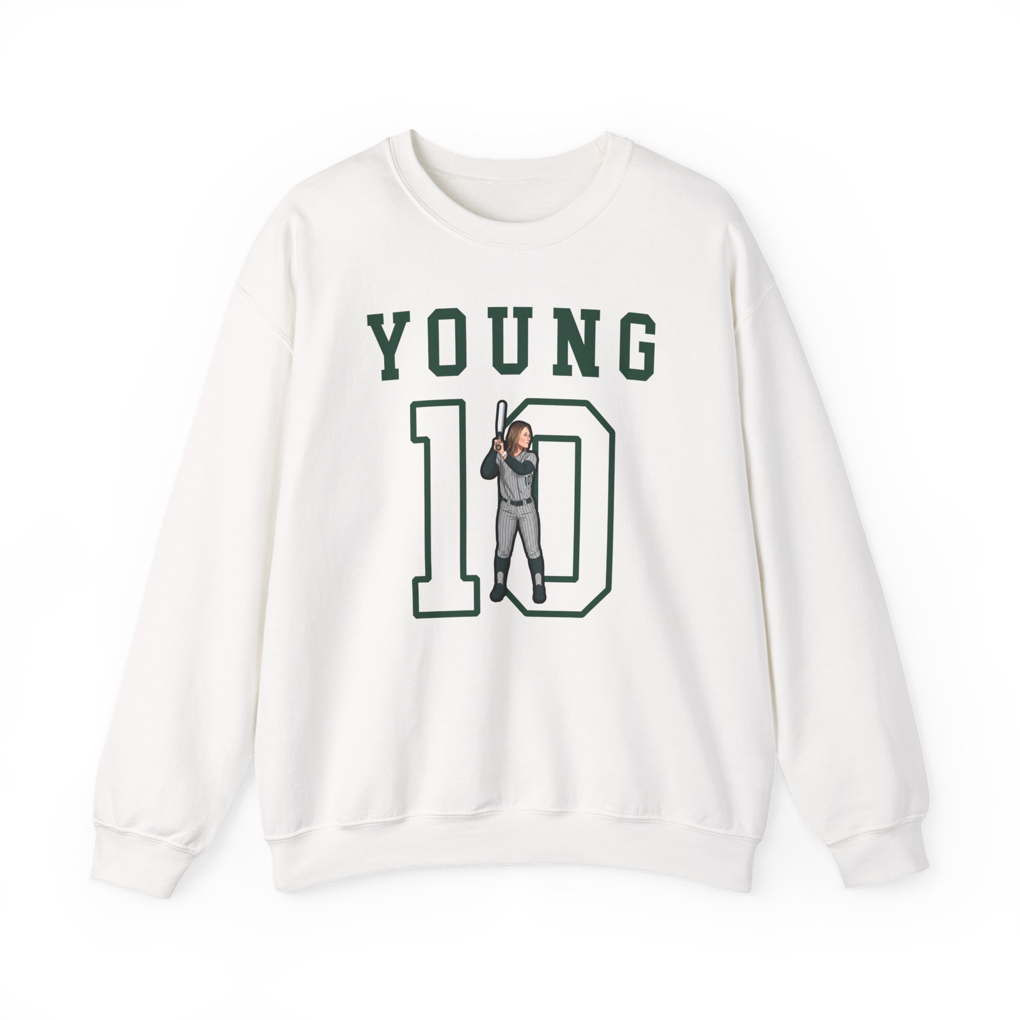 Crewneck Sweatshirt — character_shirsey in White