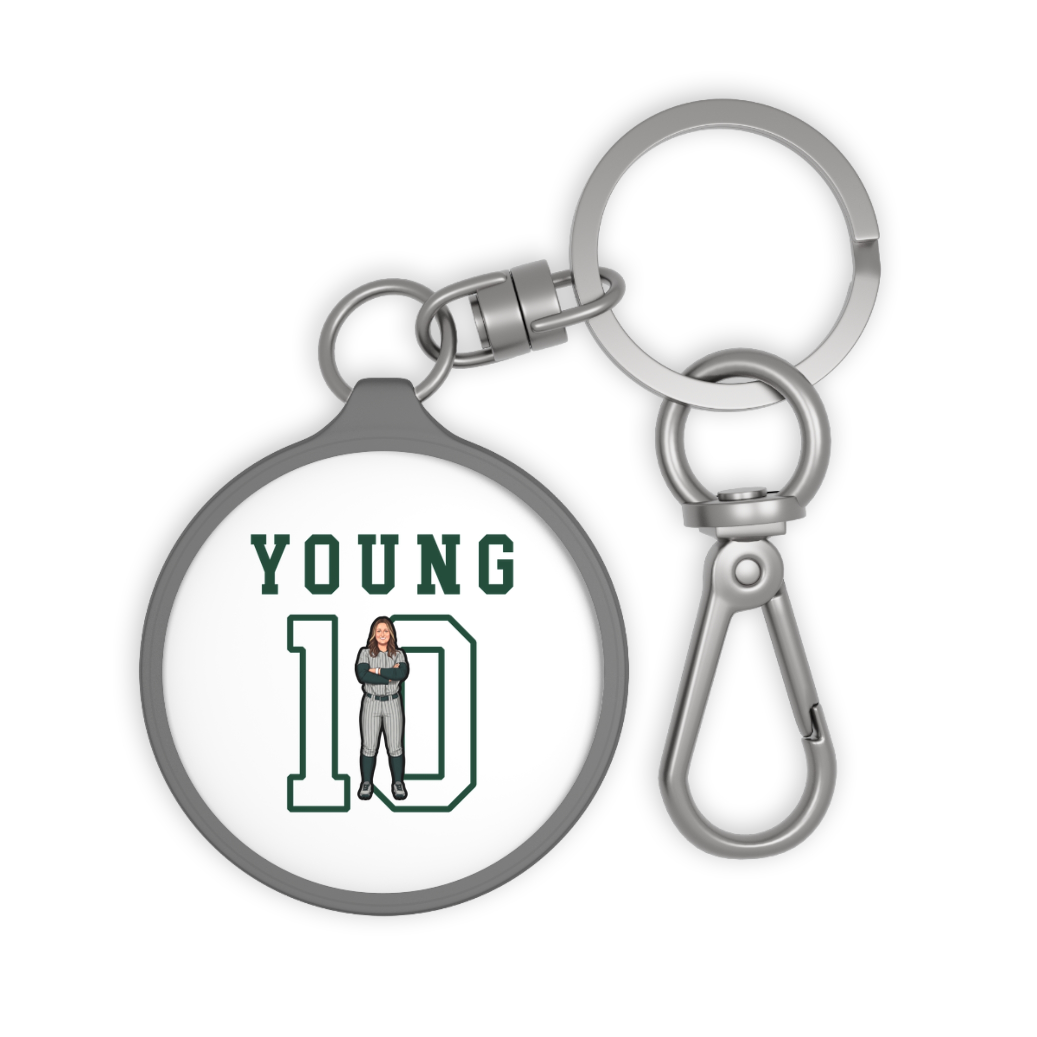 Keychain — character_shirsey in Grey
